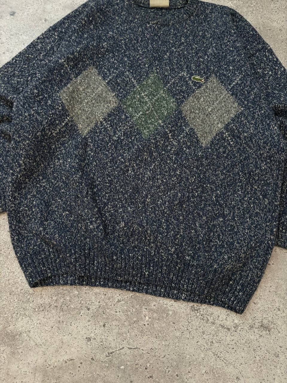 Lacoste Vintage Lacoste Sweater Knitwear Rare 90s 00s Size US XL / EU 56 / 4 - 3 Thumbnail