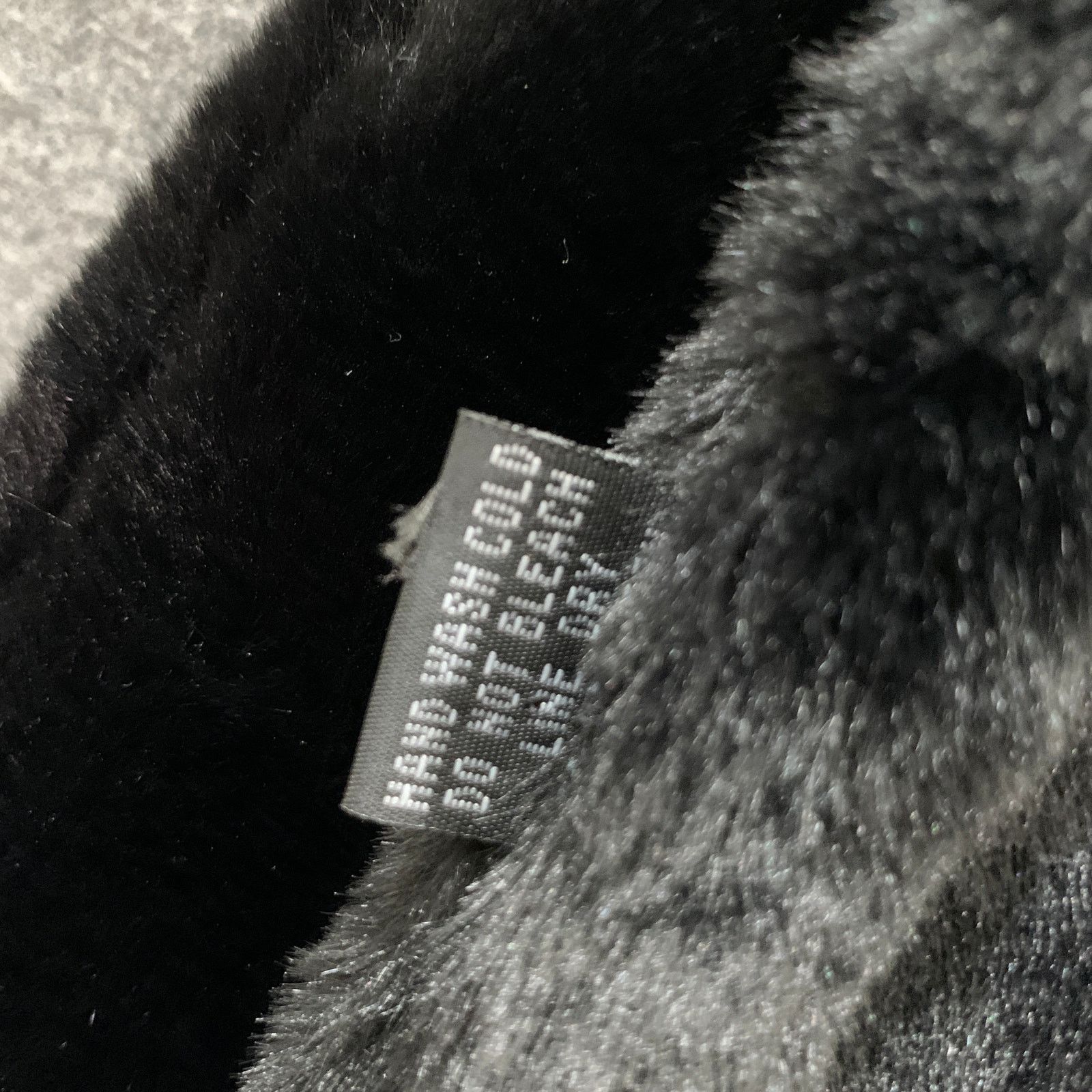Other Faux Fur Scarf / Super Soft Black Fur Scarf Size ONE SIZE - 3 Thumbnail