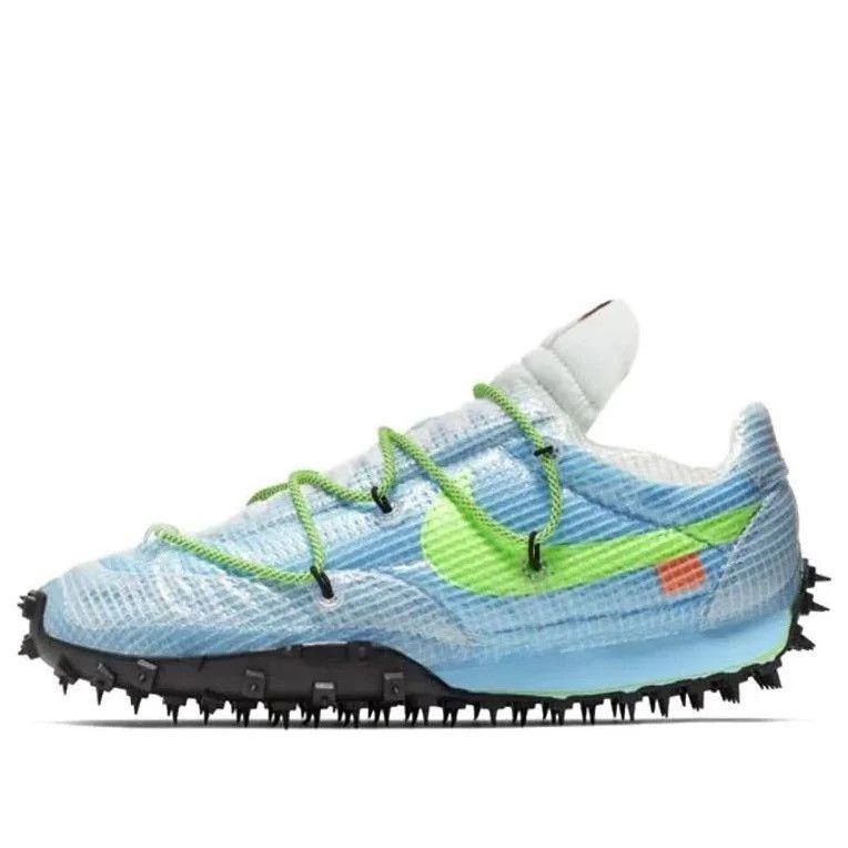 Nike × Off-White Nike Waffle Racer Off-White Vivid Sky Size US 10.5 / IT 40.5 - 9 Thumbnail