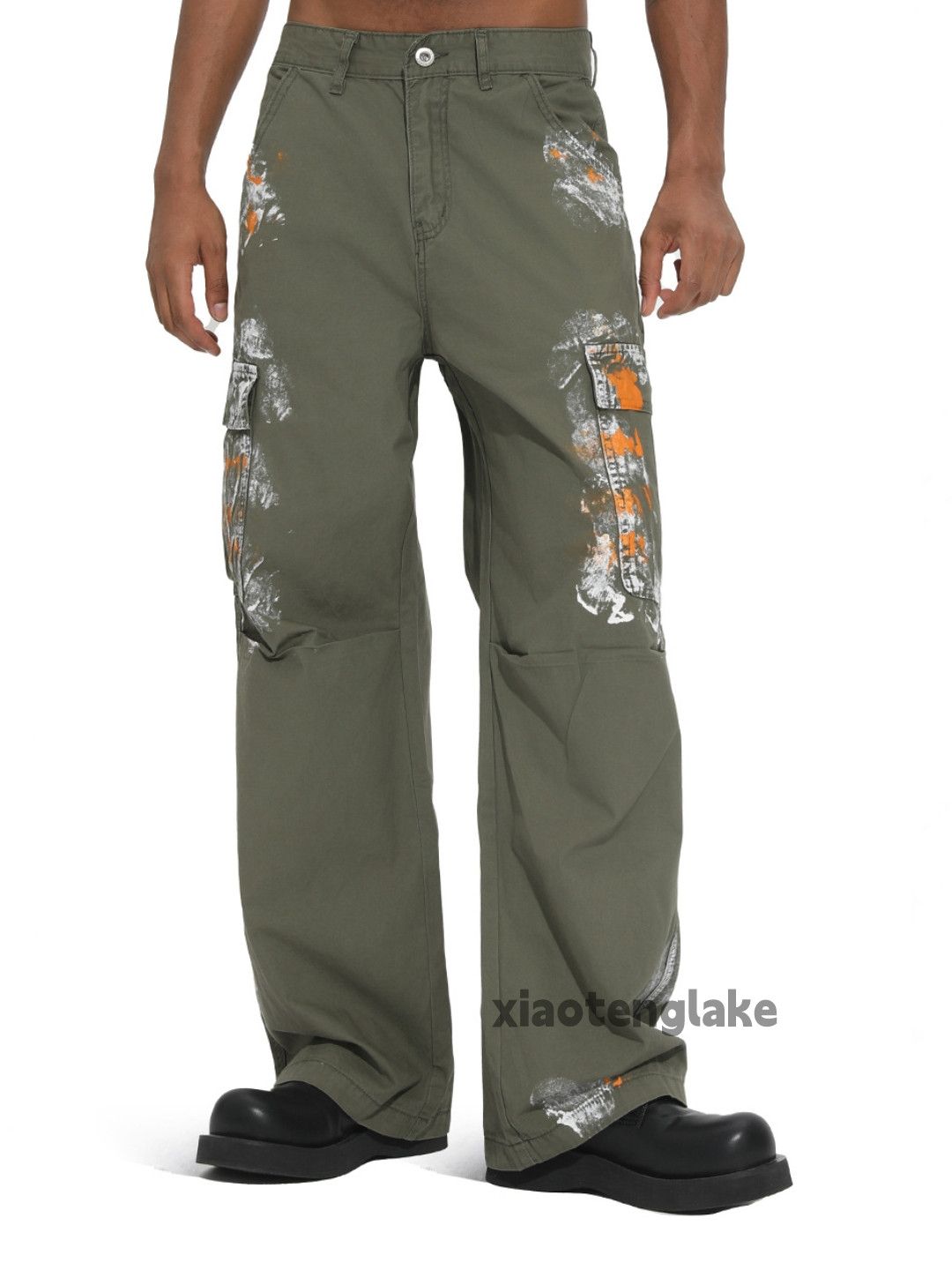 Japanese Brand Utility military tactical loose baggy paint cargo pants Size US 32 / EU 48 - 2 Thumbnail