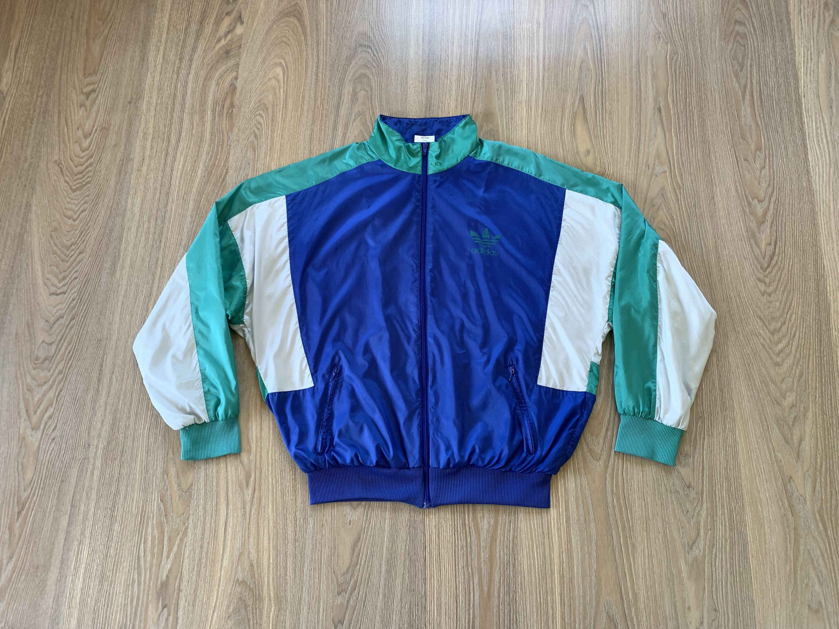 Adidas × Vintage Vintage Adidas Olympic Nylon Zip Truck Jacket Size US L / EU 52-54 / 3 - 1 Thumbnail