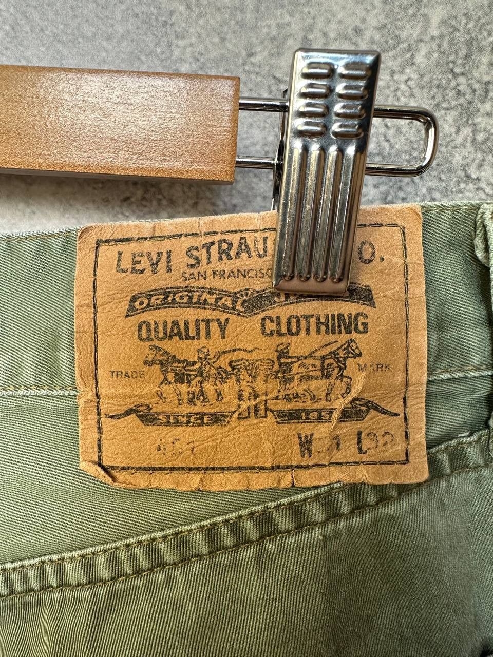 Levi's Vintage Clothing Vintage Levi's 451 Work Pants 90s USA Made Distressed Size US 31 - 14 Thumbnail