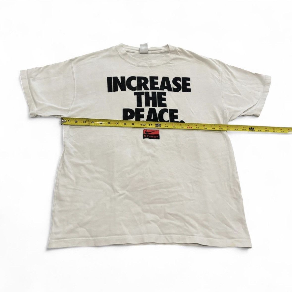 Nike × Stussy Stussy Nike Increase the Peace T-Shirt Size US M / EU 48-50 / 2 - 3 Thumbnail
