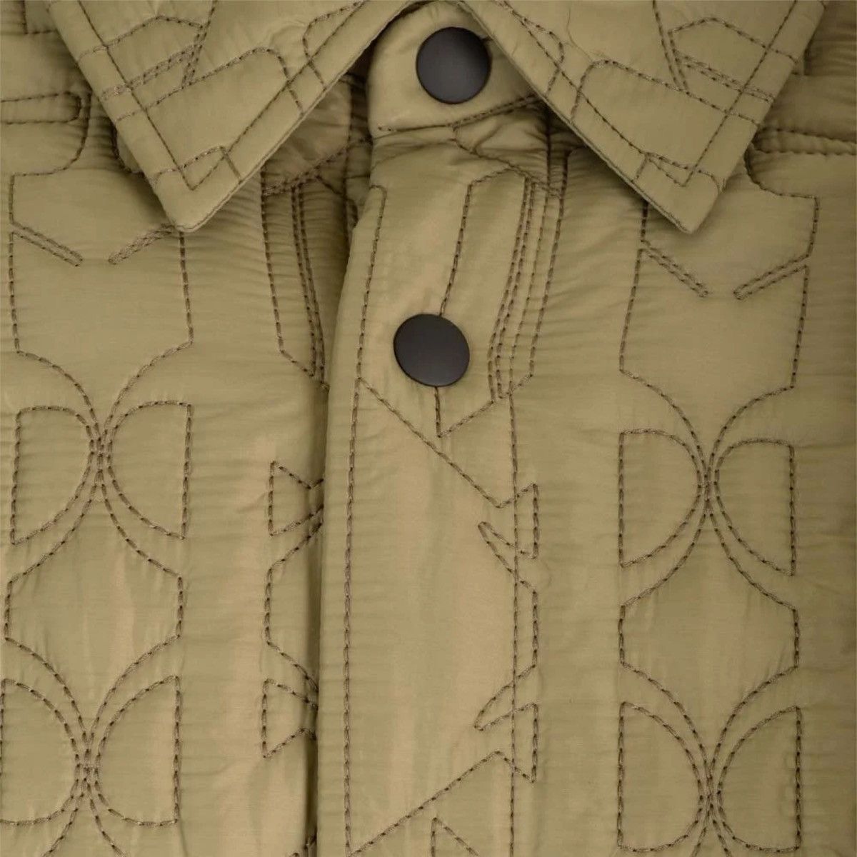 Palm Angels Palm Angels Monogram Quilted Shirt Jacket Size US S / EU 44-46 / 1 - 7 Thumbnail