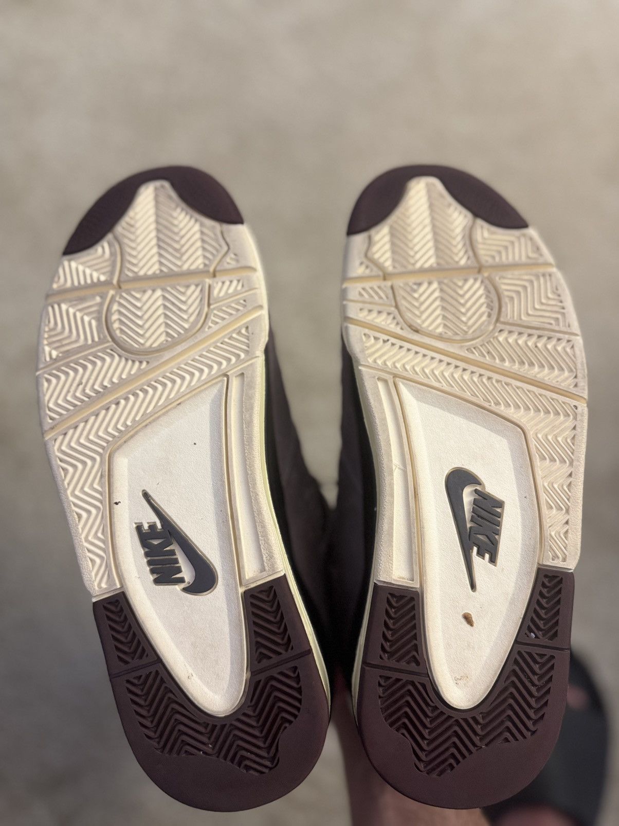 A Ma Maniere × Nike JORDAN 4 A MA MANIÉRE VIOLET ORE Size US 9.5 / EU 42-43 - 10 Thumbnail