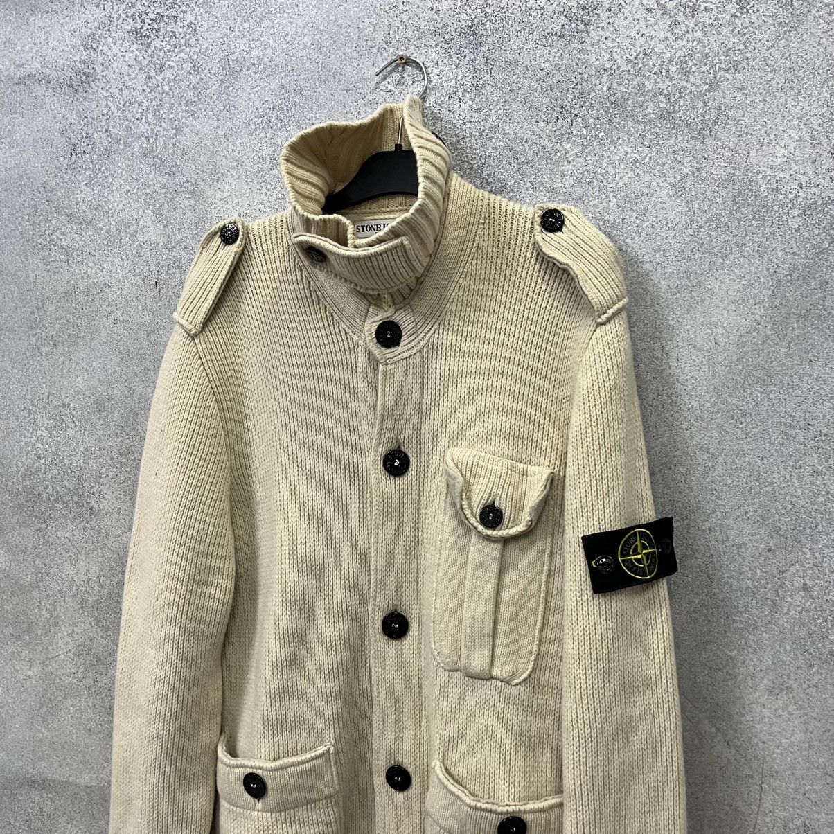 Stone Island Stone Island Vintage Cardigan Size US XL / EU 56 / 4 - 2 Thumbnail