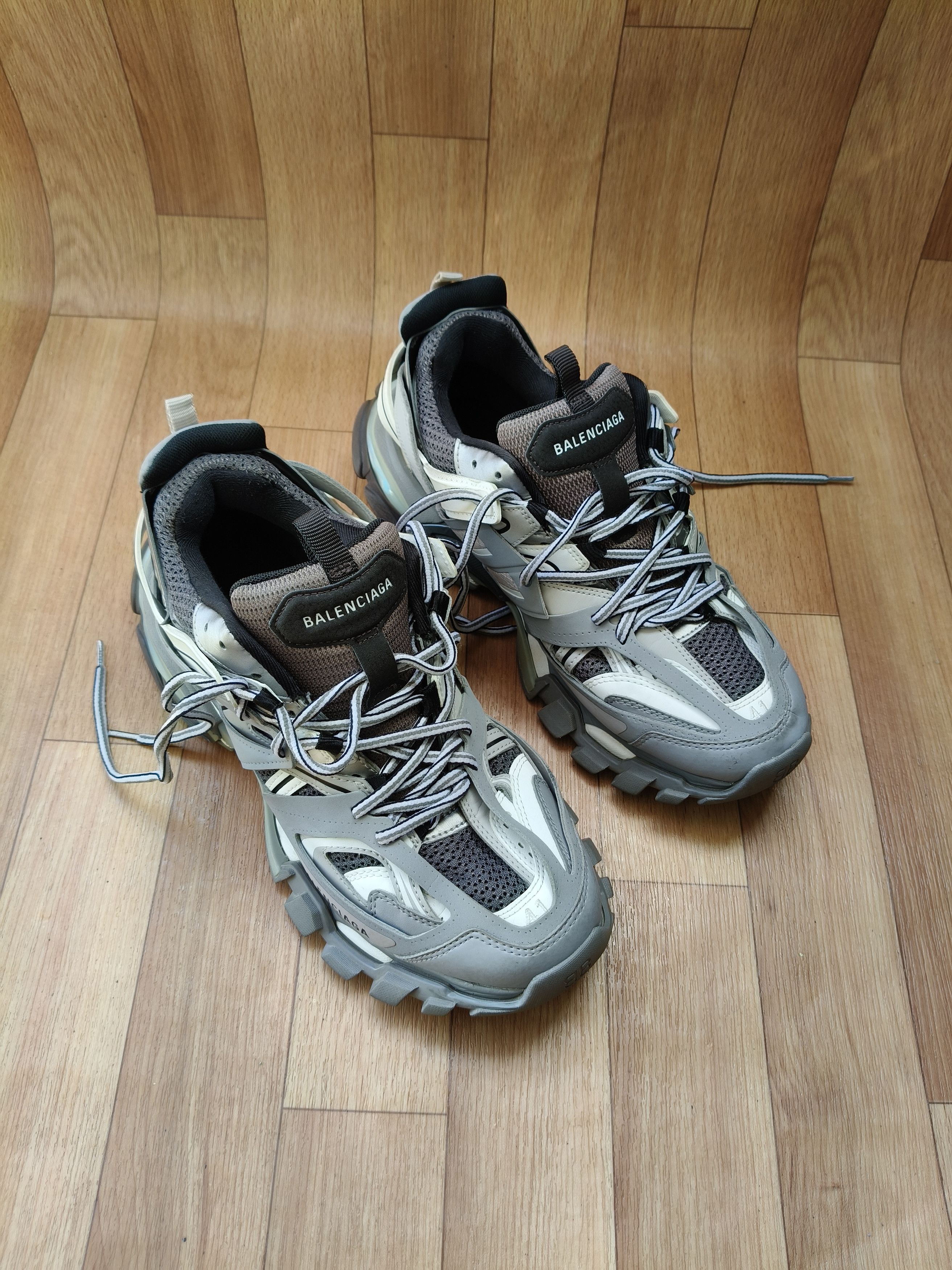 Balenciaga 💥BALENCIAGA TRACK BLACK / GREY SNEAKERS Size US 8 / EU 41 - 15 Thumbnail