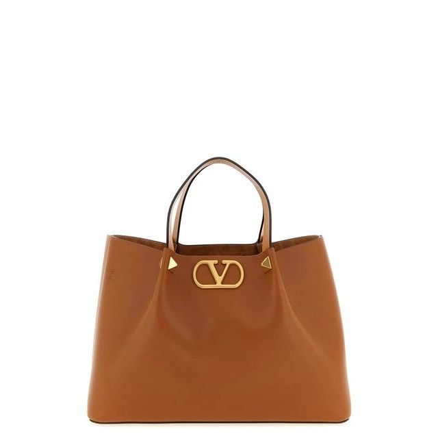 Valentino VALENTINO GARAVANI Shopping medium Brown Tote Bag New & Auth Size ONE SIZE - 1 Thumbnail