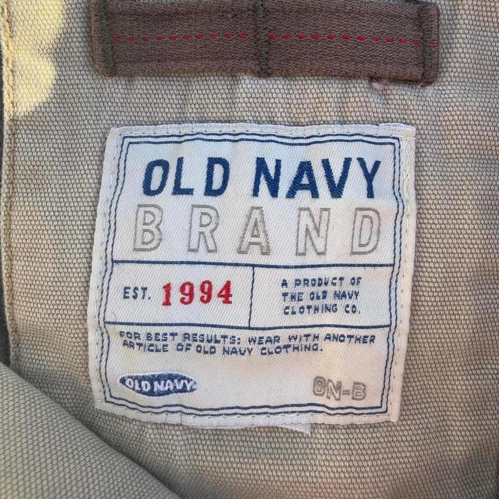 Old Navy Vintage 90s Old Navy Jacket Size XL Brown Beige Tan Grail Size US XL / EU 56 / 4 - 2 Thumbnail