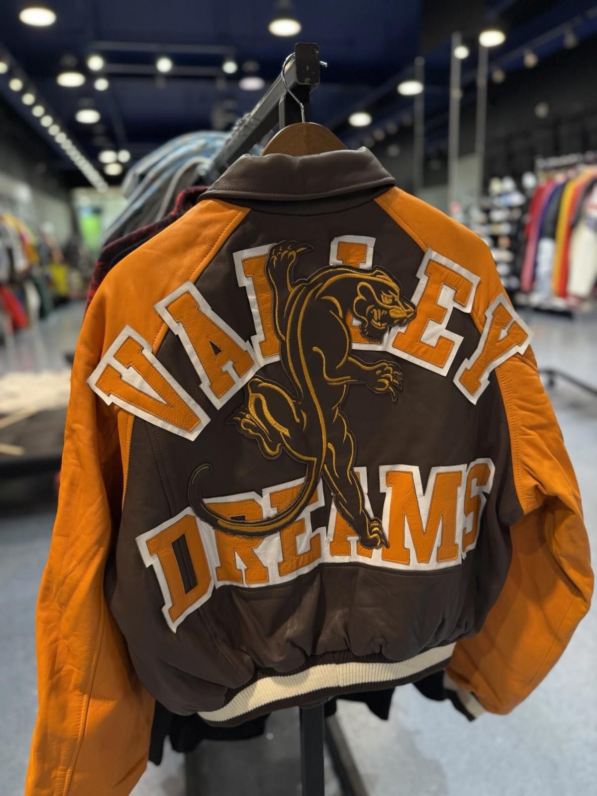 Other ValeLives Valley Leather Jacket Brown Orange Authentic Small Size US S / EU 44-46 / 1 - 7 Thumbnail