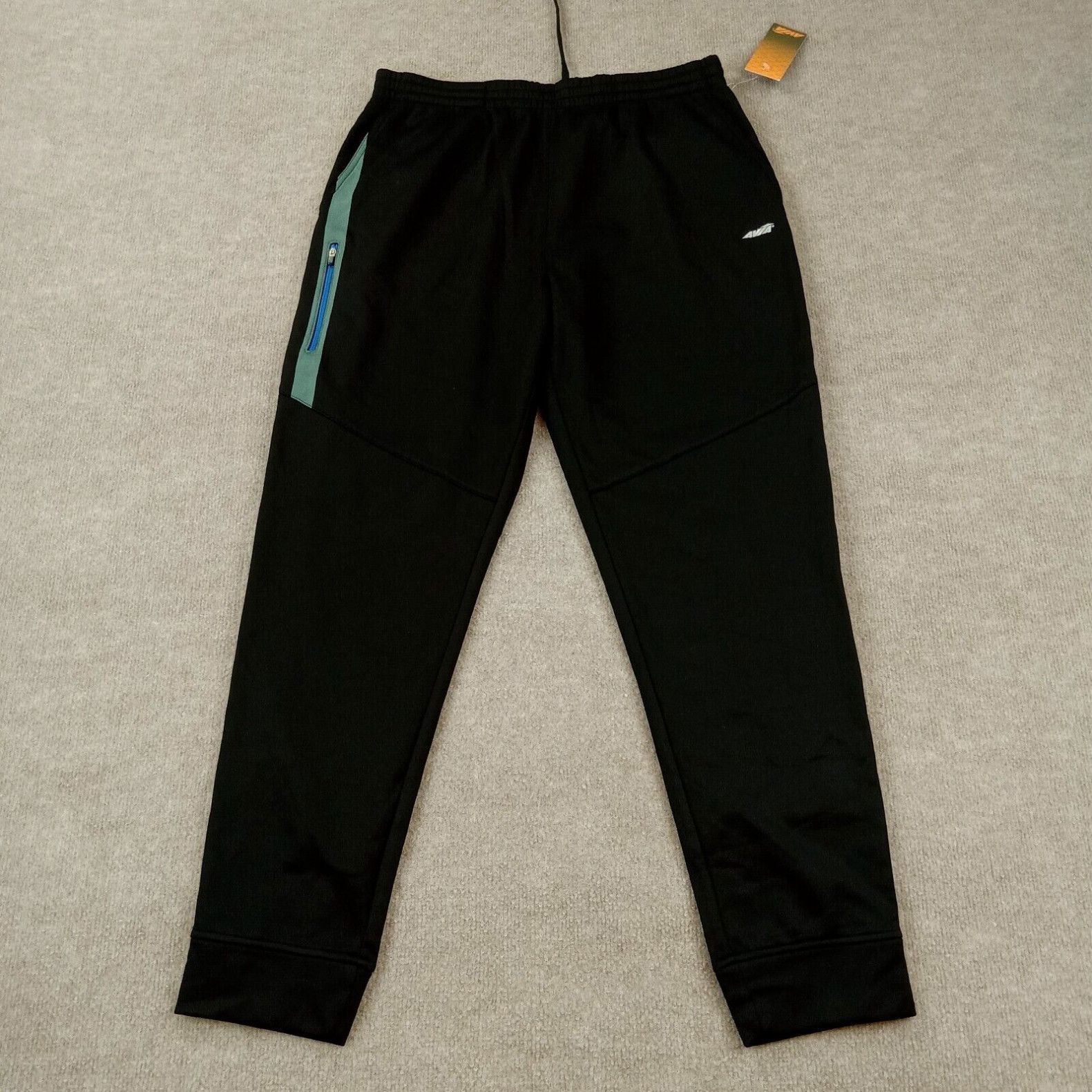 Avia Avia Joggers Mens Large Black Pockets Elastic Waist Drawstring Comfort Casual Grailed