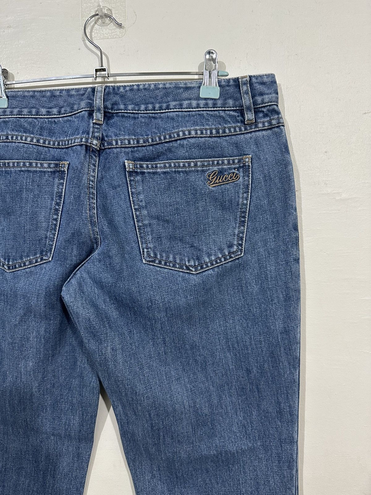 Gucci Gucci - Denim - Embroidered Size US 32 / EU 48 - 4 Thumbnail