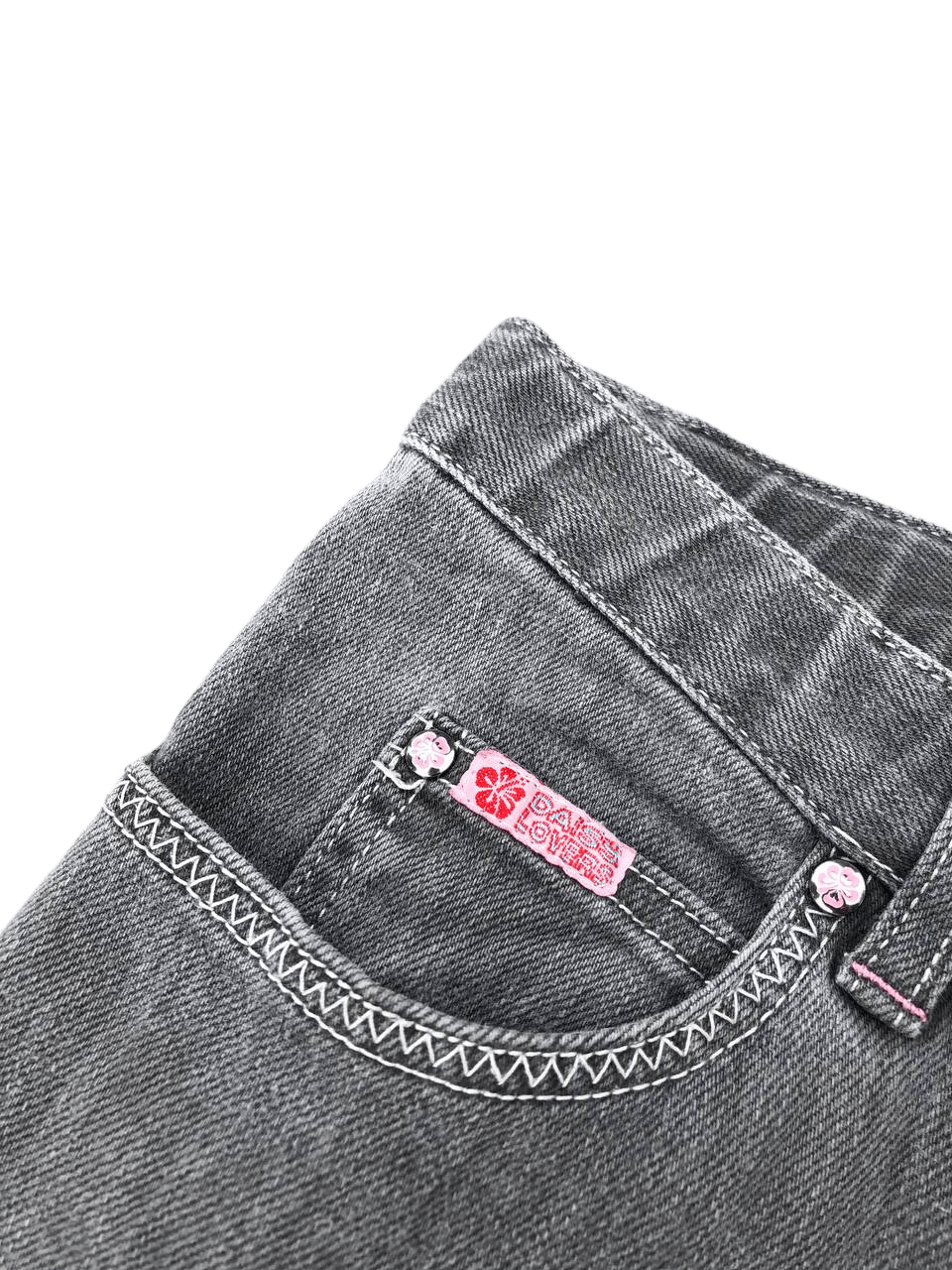 Japanese Brand Daisy Lovers Cute Girl Flared Gray Pants Size US 28 / EU 44 - 2 Thumbnail
