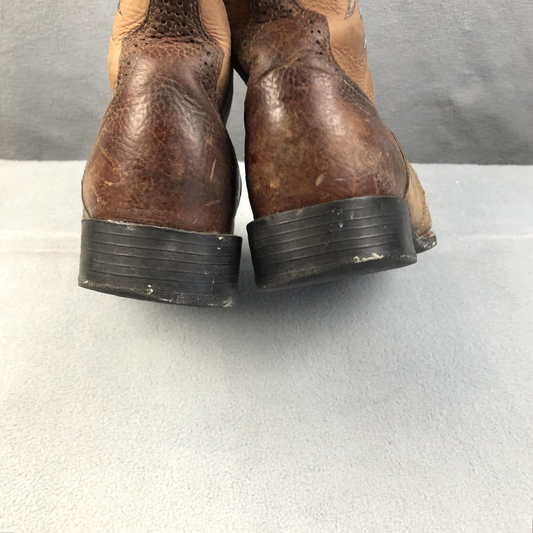 Ariat Ariat Boots Mens 9.5 EE Brown Leather Heritage Stockman Western Cowboy Shoes/Boots Mens EE Brown Leather Heritage Stockman Western Cowboy Size US 9 / EU 42 - 7 Thumbnail