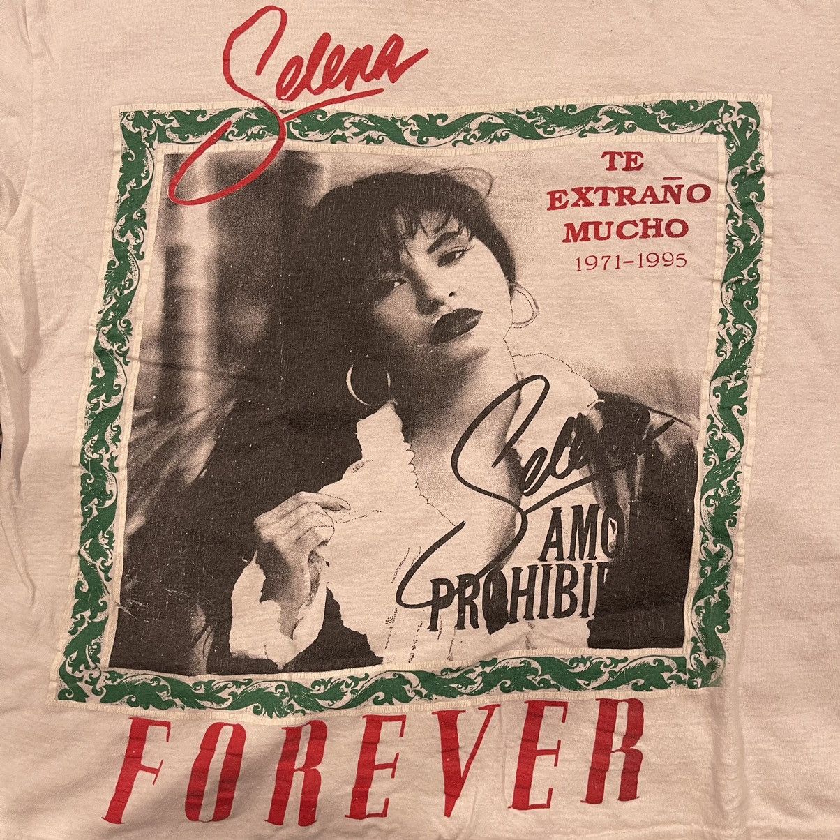 Vintage Vintage 90’s Selena Tee Single Stitched Size US M / EU 48-50 / 2 - 2 Thumbnail