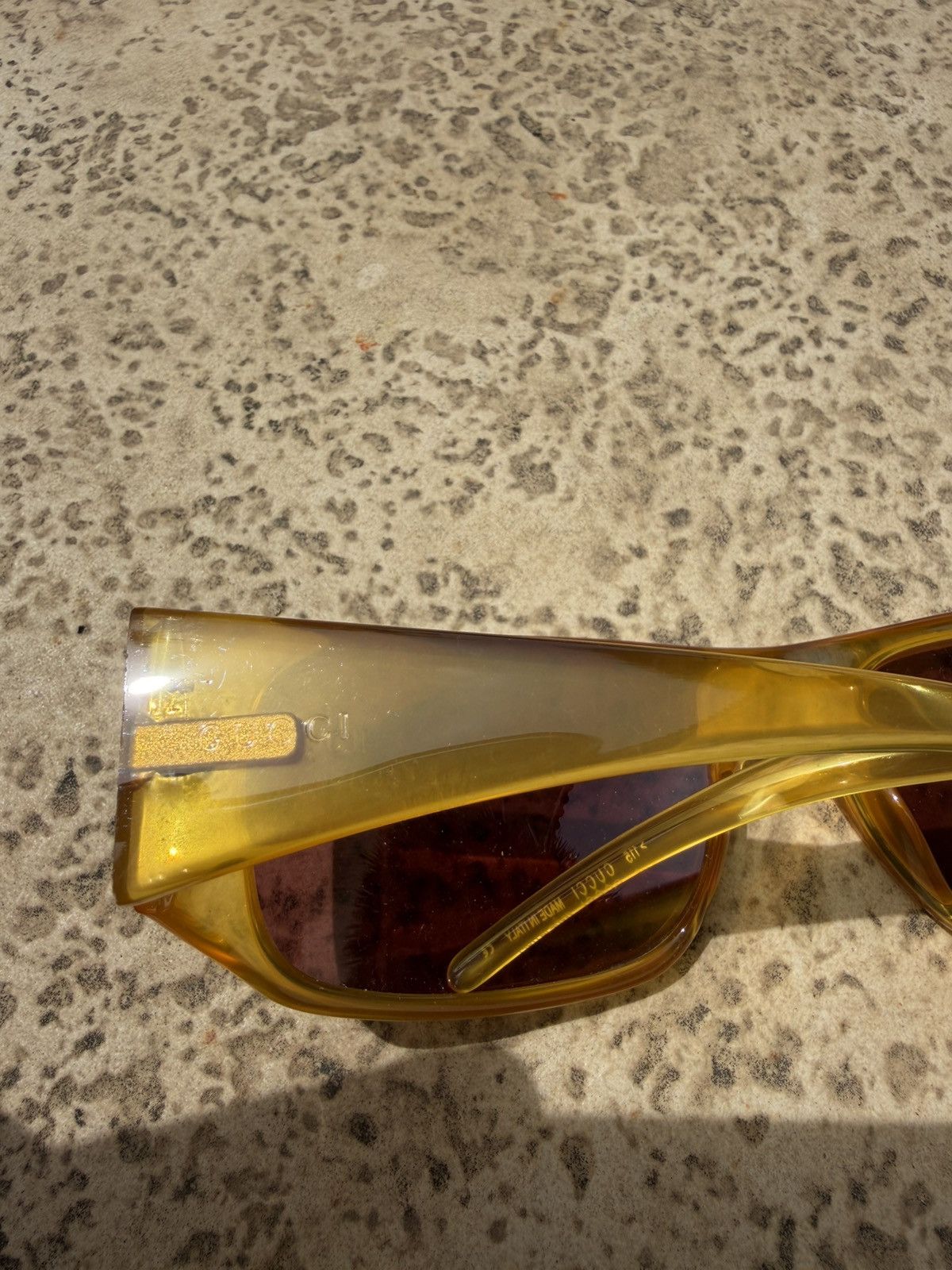 Gucci Gucci Sunglasses Yellow GG1430/S Size ONE SIZE - 6 Thumbnail