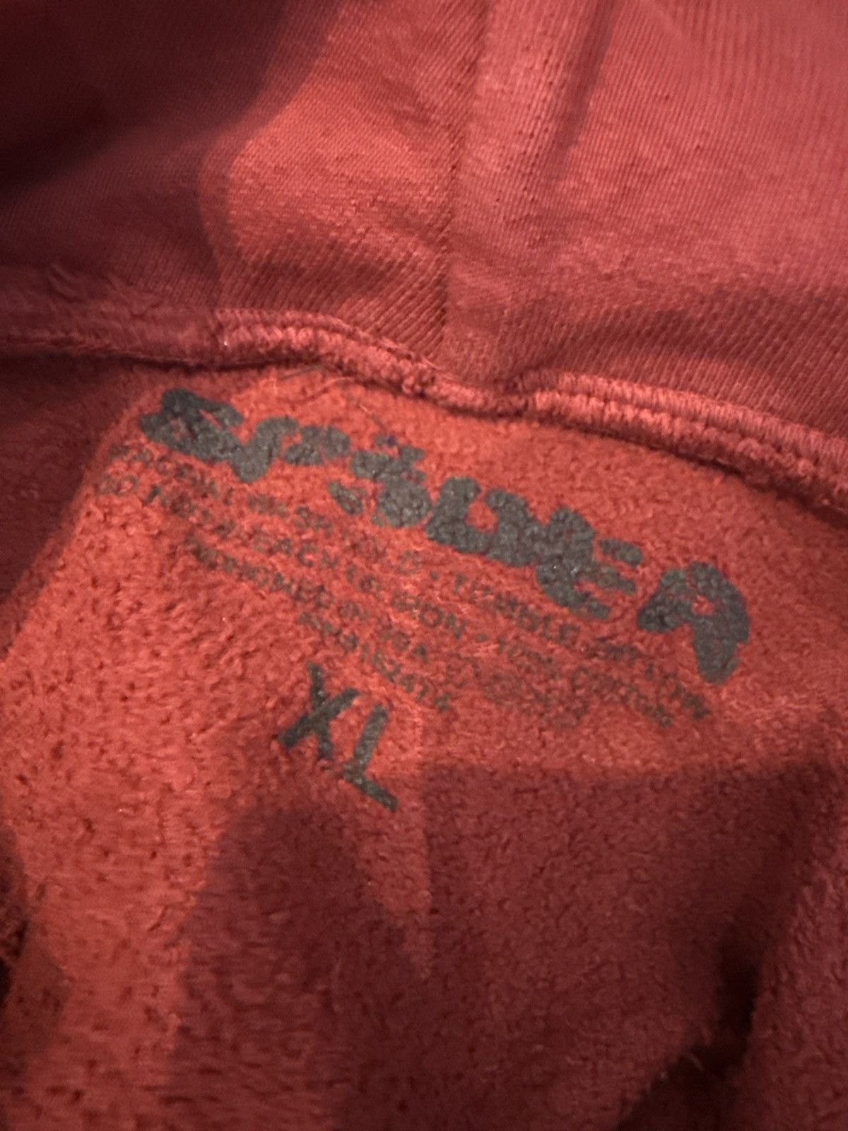 Sp5der Spider Burgundy Hoodie Extra Large Size US XL / EU 56 / 4 - 3 Thumbnail