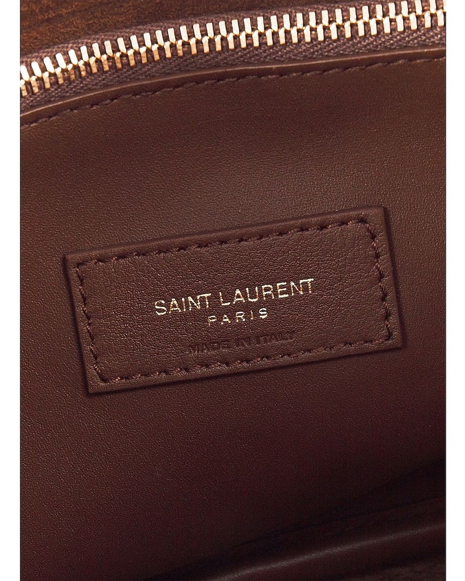 Saint Laurent Paris o1bcso1str0325 Size: OS/Le 5 A7 Supple Small in Dark Sigaro Size ONE SIZE - 5 Thumbnail