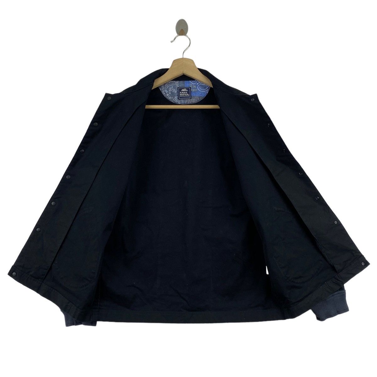 Indigo Vintage KRIFF MAYER Japanese Brand Indigo Cotton Bomber Size US M / EU 48-50 / 2 - 5 Thumbnail
