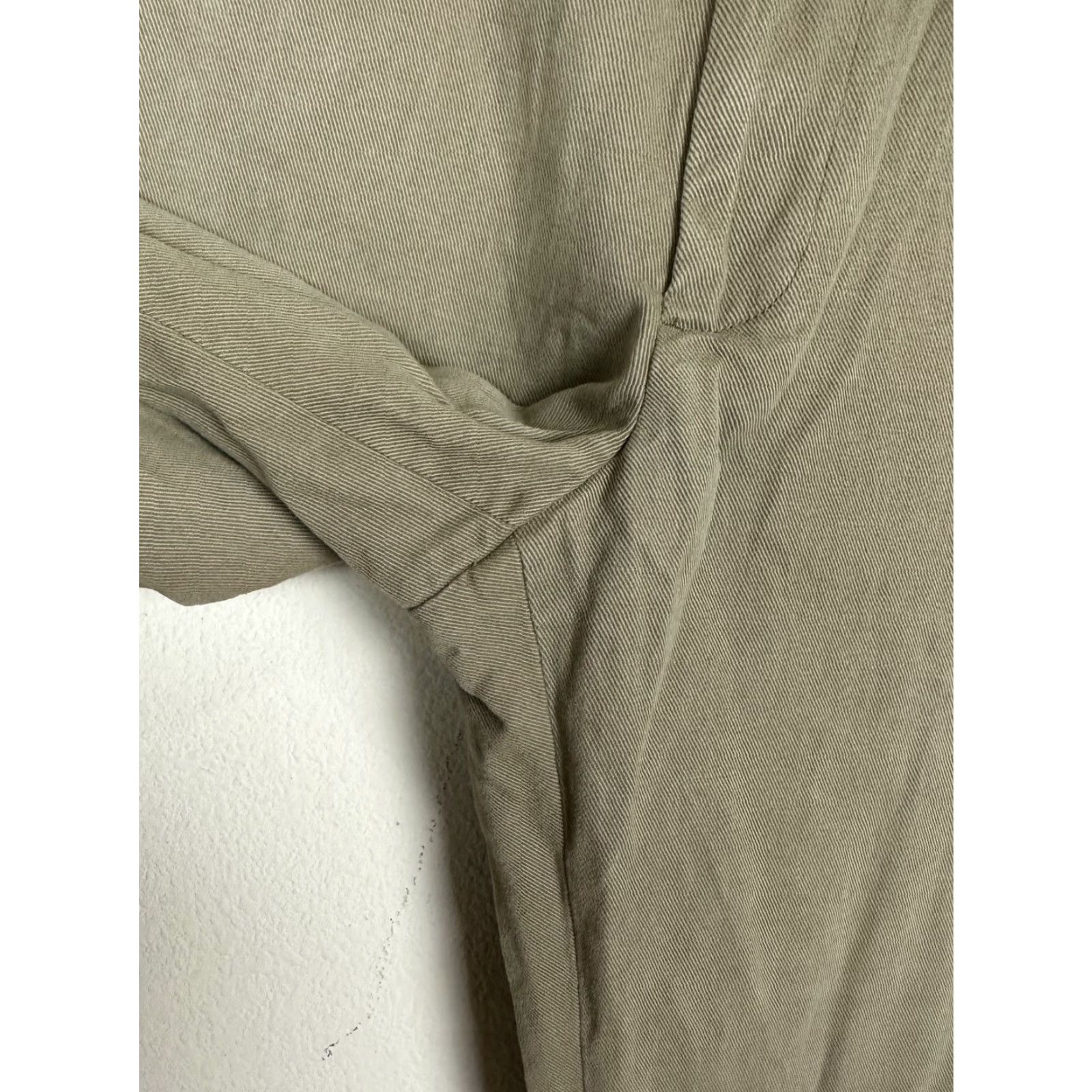 Banana Republic VINTAGE Banana Republic Chino Pants 34x33 Mens Regular Khaki Solid 90s Bohemian Retro Preppy Fall Spring Summer Winter Cotton Size US 34 / EU 50 - 4 Thumbnail