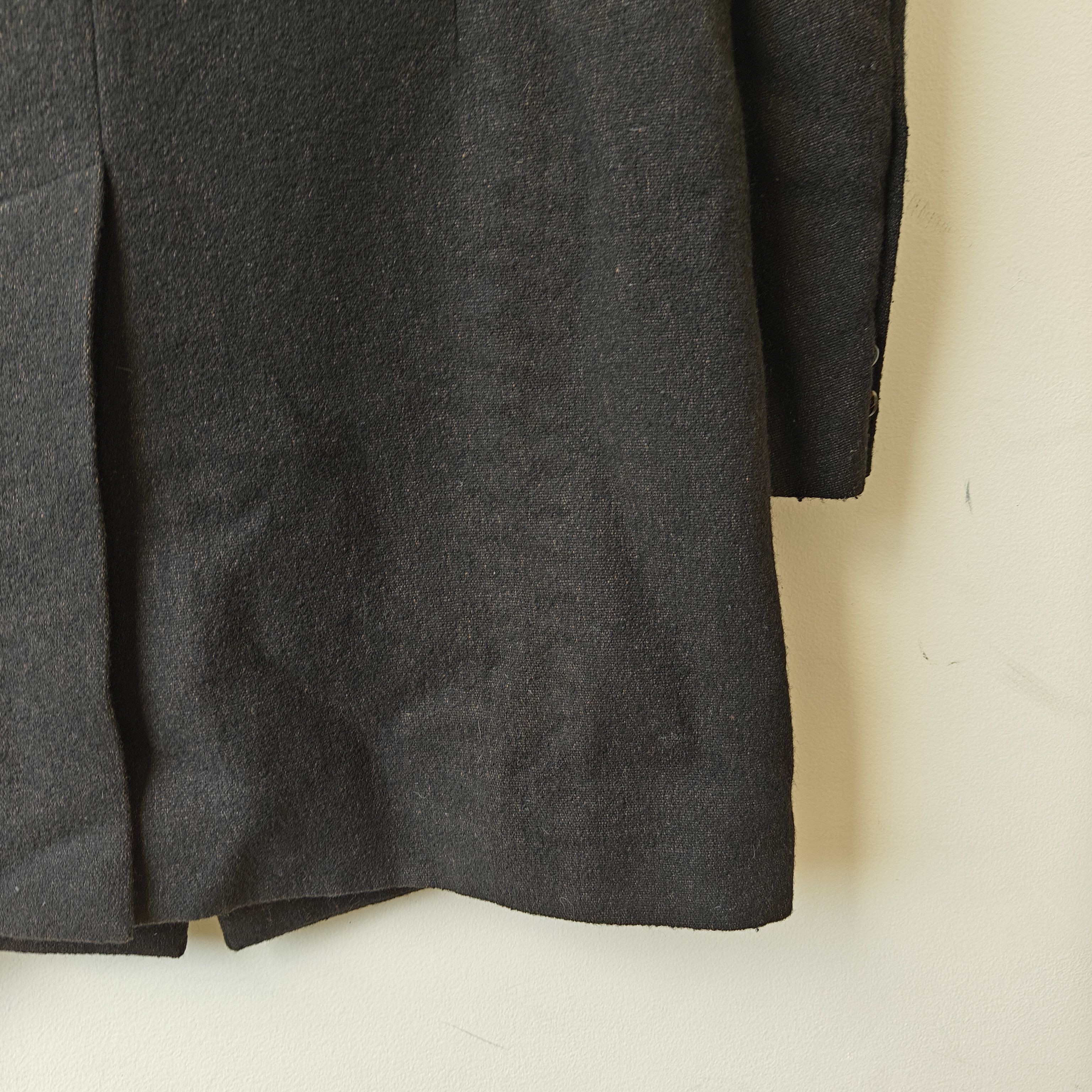 Rick Owens Black wool blend Sisyphus FW18 overcoat double Breasted Size US S / EU 44-46 / 1 - 17 Thumbnail