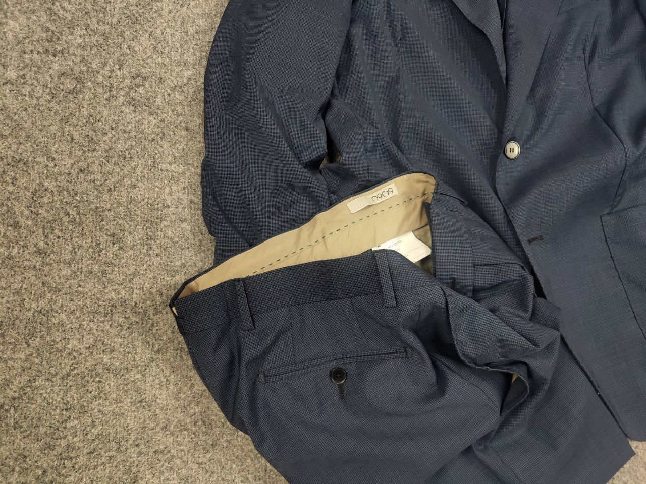 Japanese Brand 0909 Fatto in Italy Design Classic Suit Blazer Jacket Pants Size 46R - 5 Thumbnail