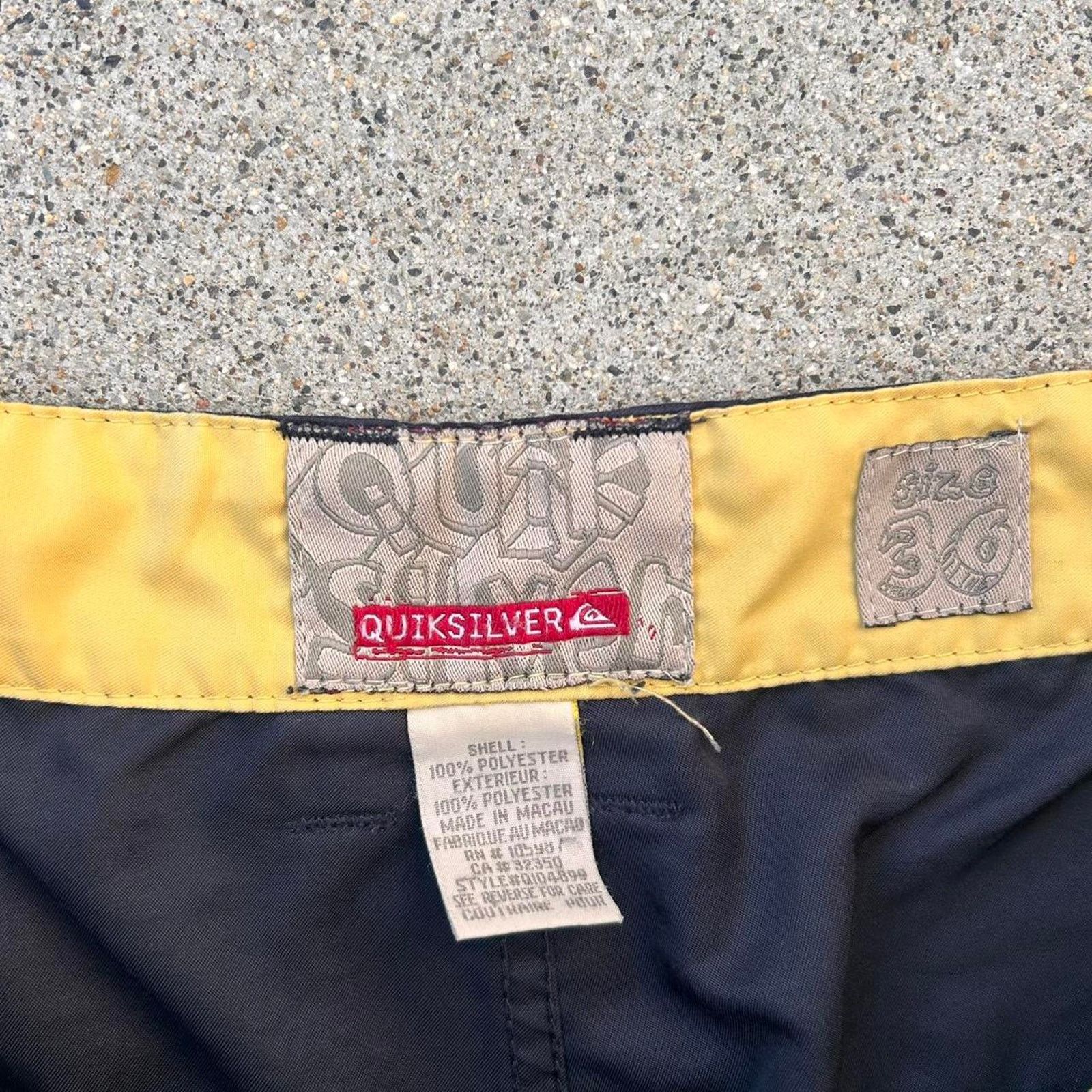 Quiksilver Vintage 90s Quiksilver Cargo Shorts Baggy Cargo Size US 36 / EU 52 - 6 Thumbnail