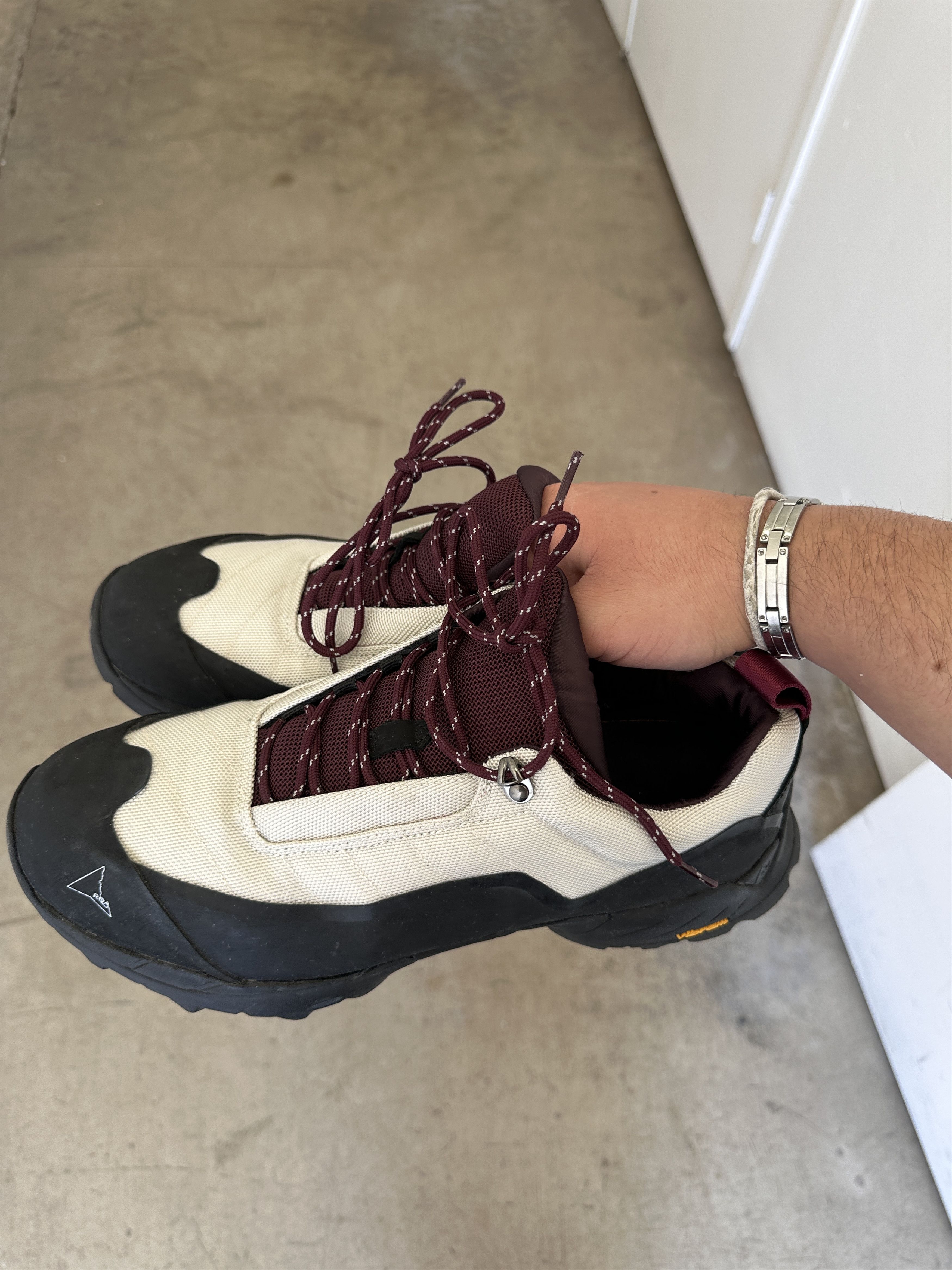 ROA ROA. Beige/red Mountain runners. 1032. Size US 12 / EU 45 - 2 Thumbnail
