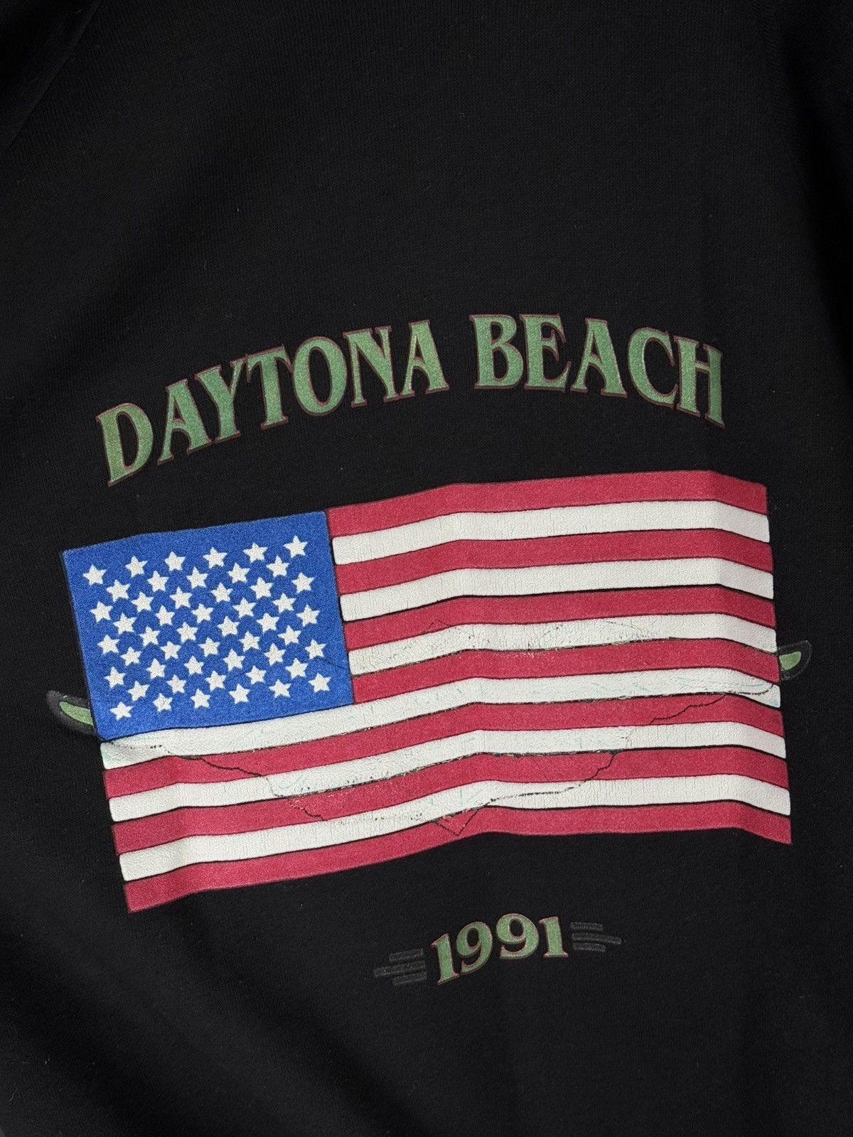 Harley Davidson Vintage 1991 Harley Davidson Daytona Beach Sleeveless Tshirt Size US XL / EU 56 / 4 - 7 Thumbnail