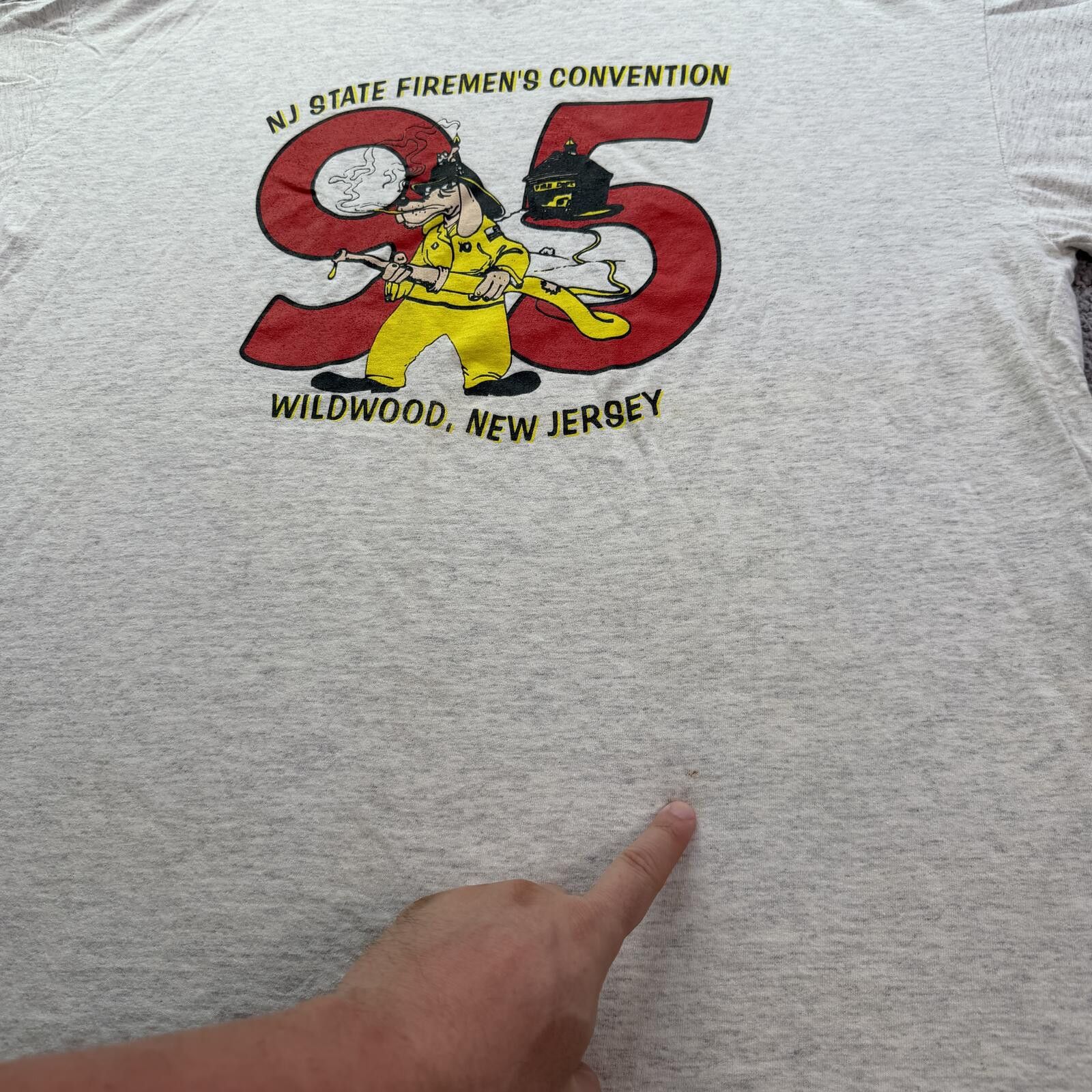 Other Vintage 1995 NJ State Firemens New Jersey T Shirt XXL Tee Size US XXL / EU 58 / 5 - 7 Thumbnail