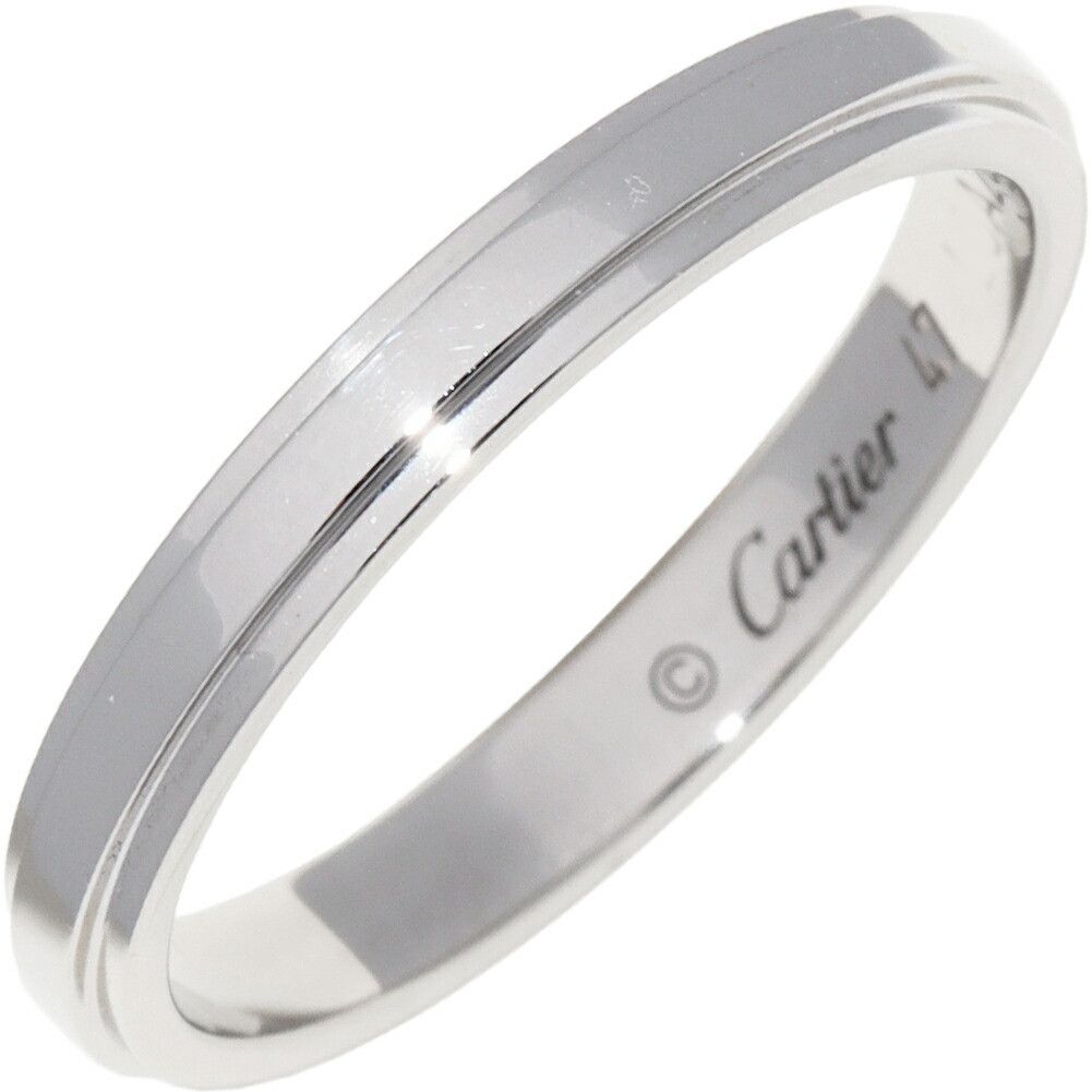 Cartier Cartier Cartier D’Amour Pt950 Ring Size 47 Precious Metal Ring B40939 DUTY FREE for USA Size ONE SIZE - 1 Thumbnail