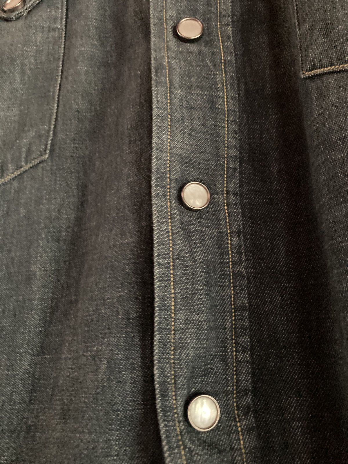 Warehouse & Co. Warehouse & Co Sawtooth Denim Western Shirt Size US M / EU 48-50 / 2 - 8 Thumbnail