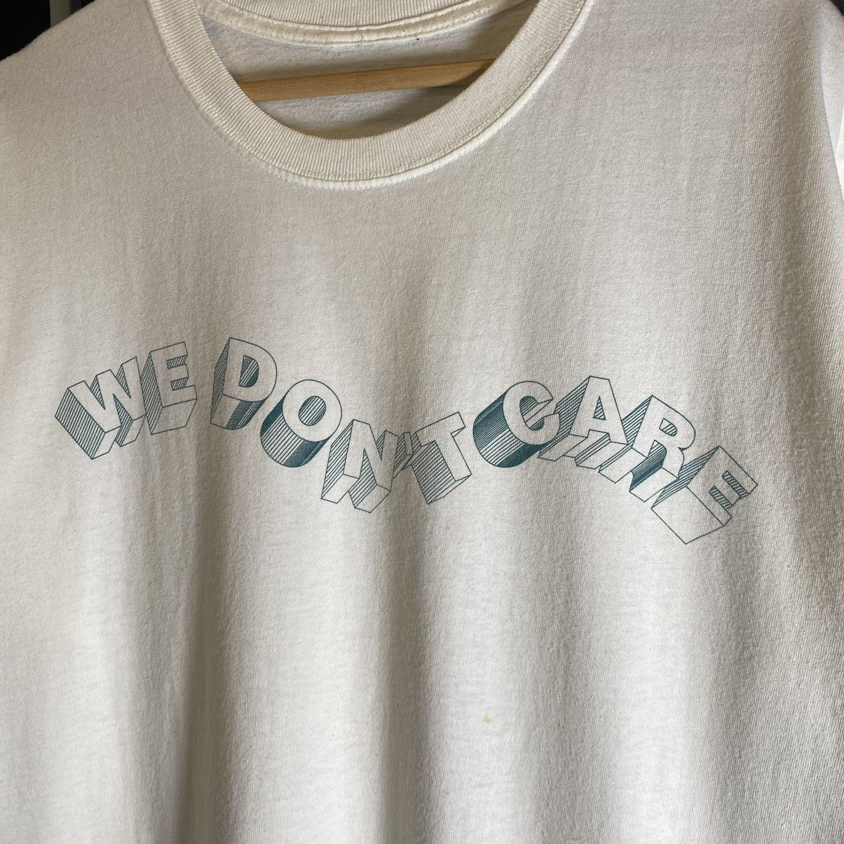 Undercover VINTAGE RARE AW99🔥Undercover “We Don’t Care” T-Shirts Large Size US L / EU 52-54 / 3 - 5 Thumbnail