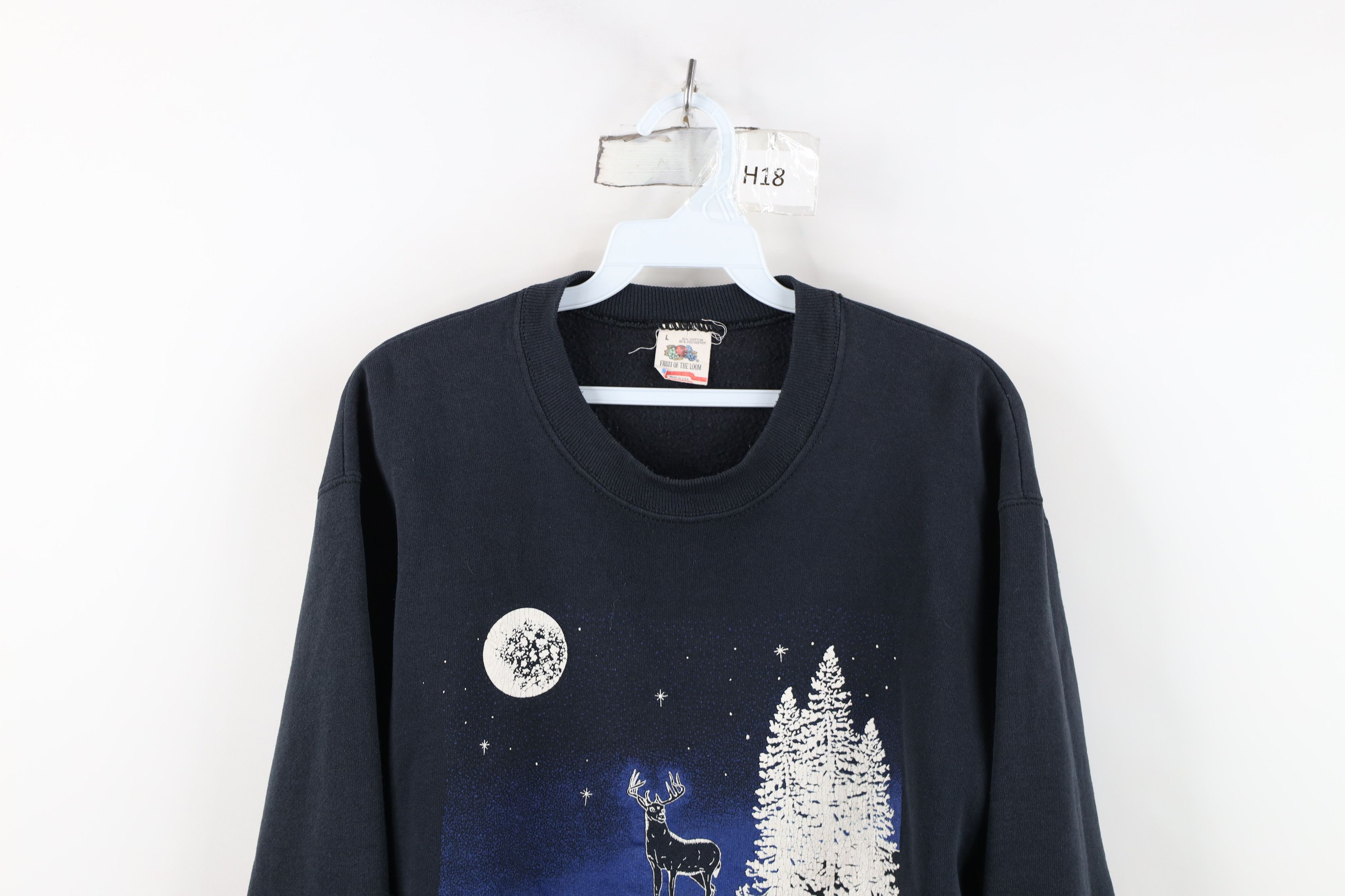 Vintage Vintage 80s 90s Streetwear Maryland Buck Moon Sweatshirt USA Size US L / EU 52-54 / 3 - 2 Thumbnail