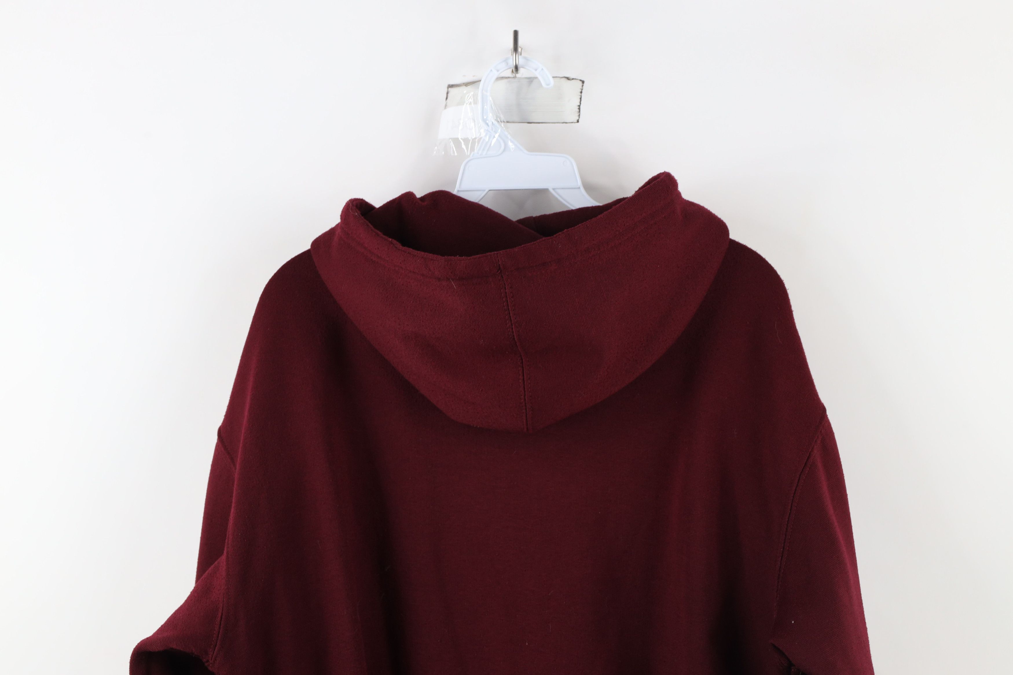 Vintage Vintage 90s Streetwear Thermal Waffle Knit Lined Hoodie Size US S / EU 44-46 / 1 - 12 Thumbnail