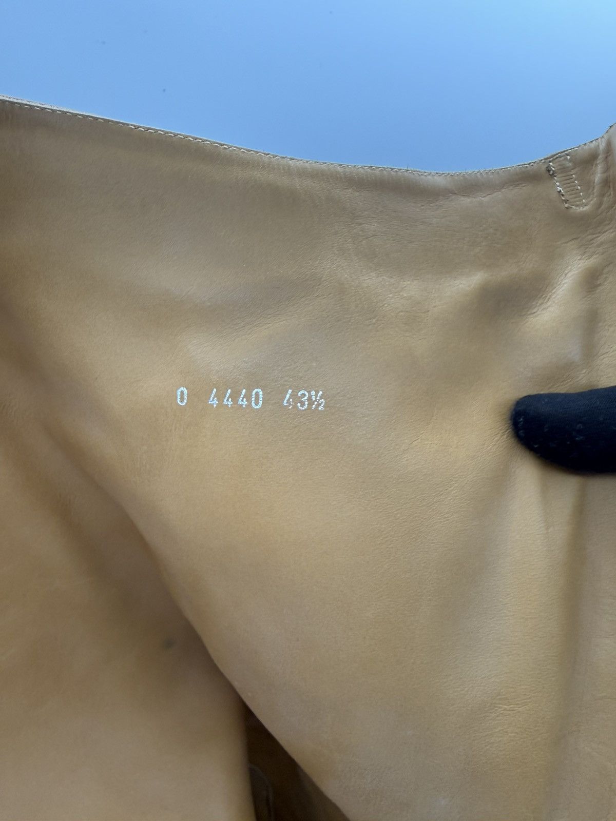 Alexander McQueen Alexander McQueen Tan Leather Knee-High Riding Boots Size US 11 / EU 44 - 11 Thumbnail
