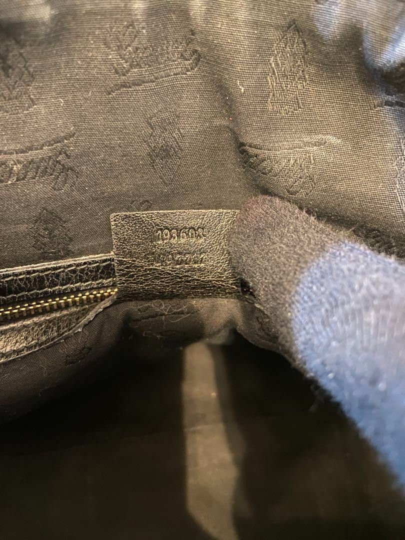 Gucci Gucci - Monogram Boston Bag Mini Trotter Shima Black Fur Size ONE SIZE - 10 Thumbnail