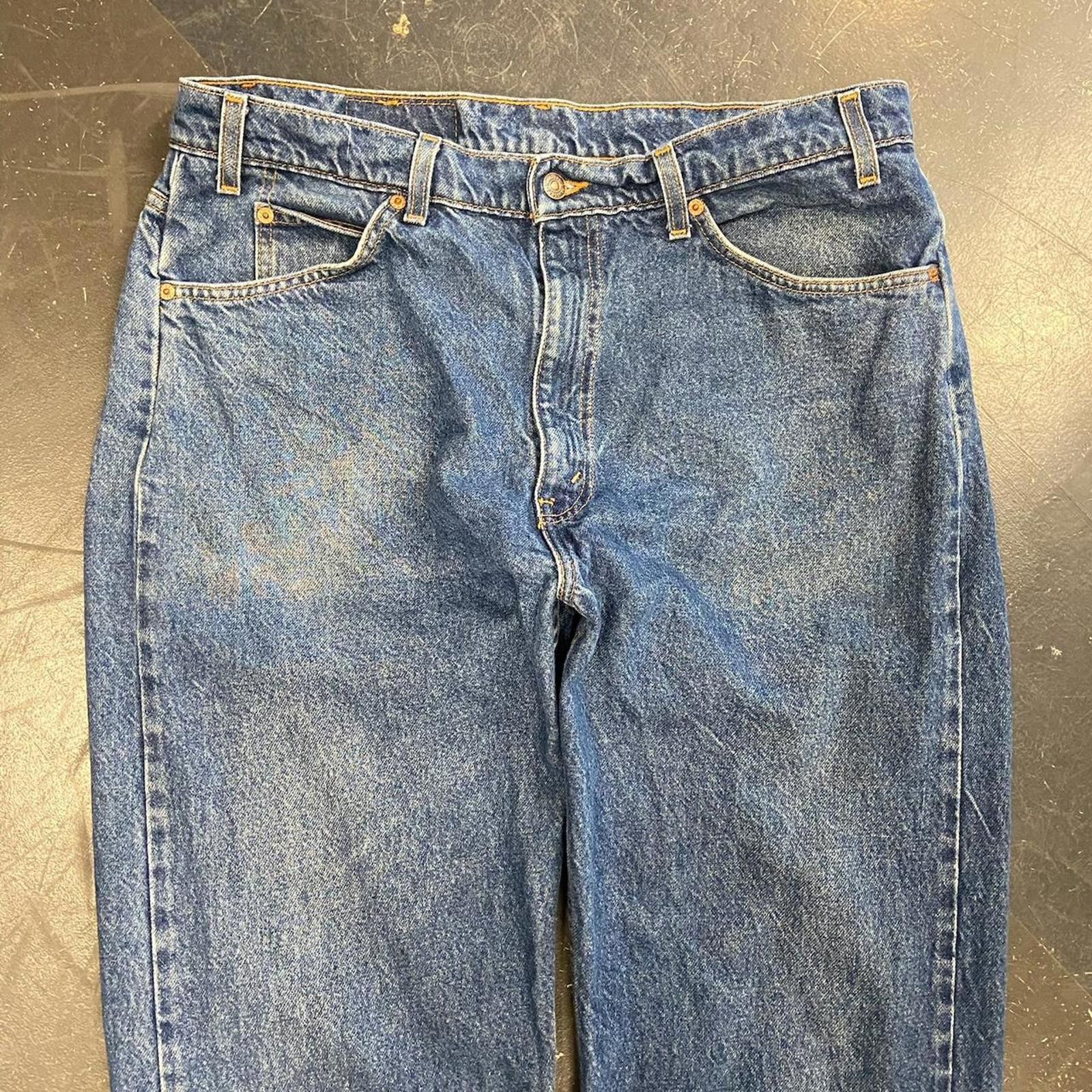 Levi's Vintage Blue Orange Tab 505 Levi Jeans Size US 38 / EU 54 - 6 Thumbnail