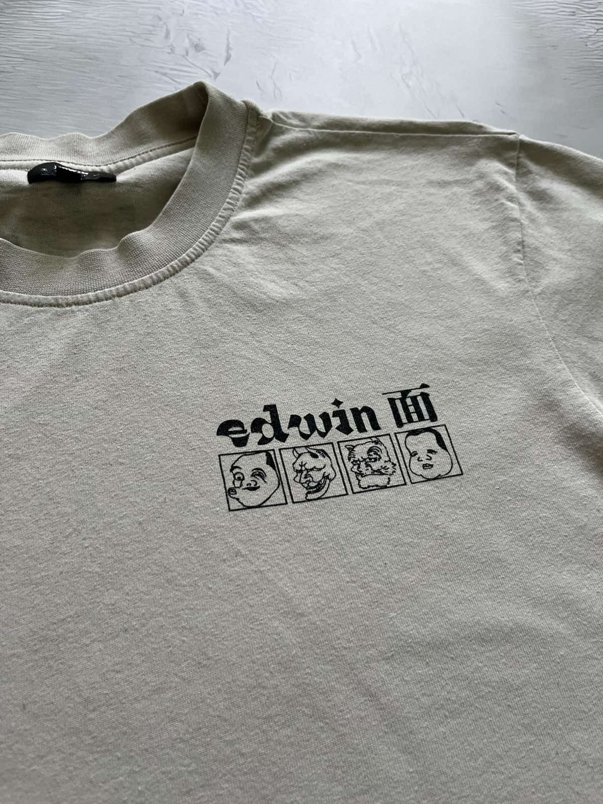 Edwin Edwin Vintage Ninja Japanese Brand Tee White Size US XS / EU 42 / 0 - 3 Thumbnail