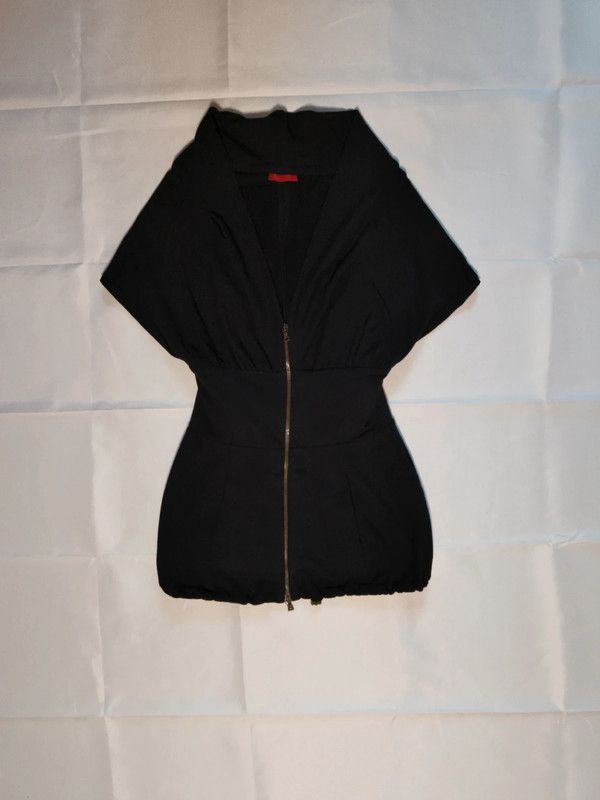 Prada Prada black 2000s short sleeve dress Size M / US 6-8 / IT 42-44 - 2 Thumbnail