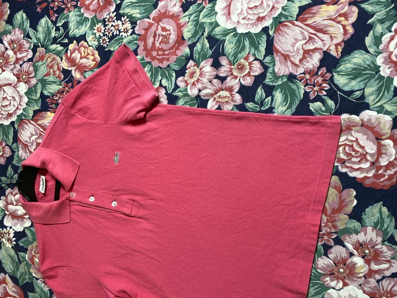Lacoste × Vintage Vintage Lacoste 3D Logo White T-Shirt Size US S / EU 44-46 / 1 - 8 Thumbnail