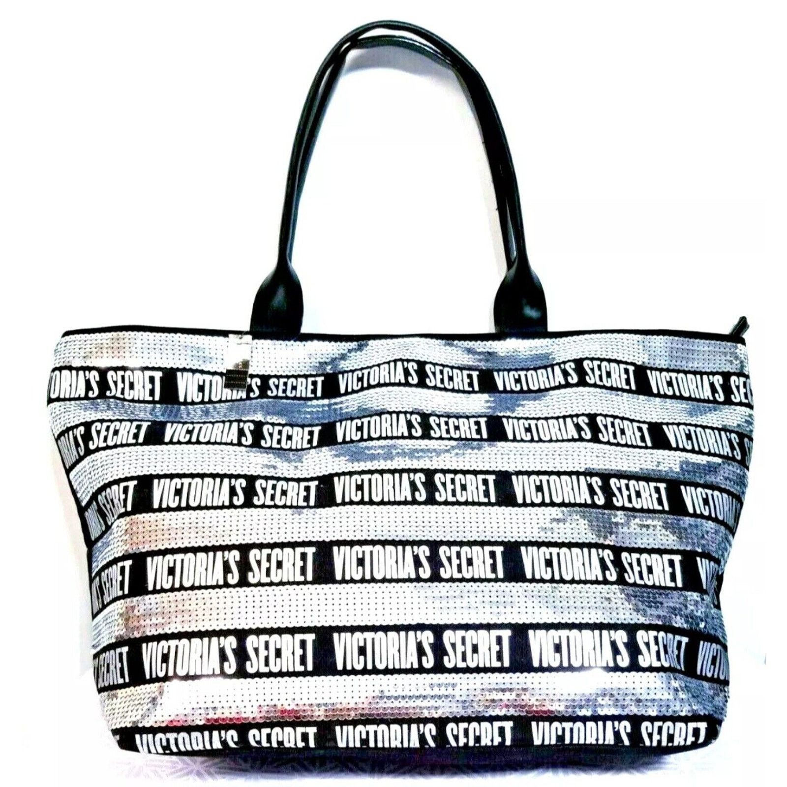 Victoria's Secret Victoria’s Secret Sequin Bling Large Tote Weekender Bag Size ONE SIZE - 2 Thumbnail