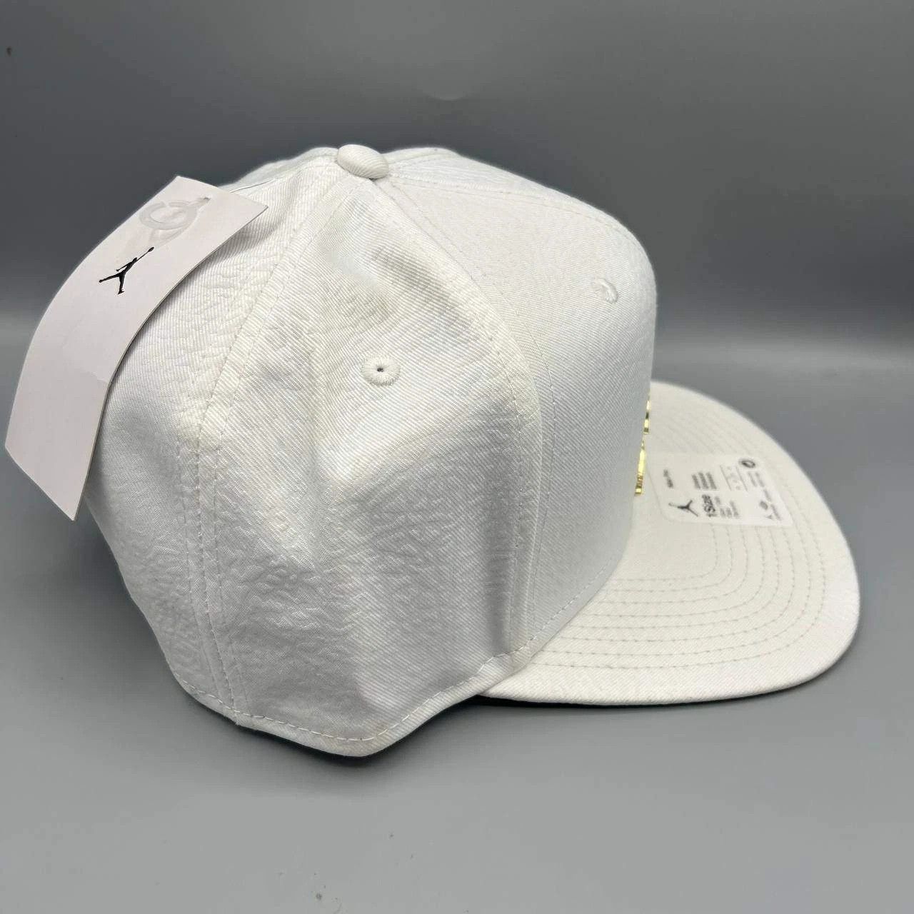 Jordan Brand Air Jordan Hat Cement Elephant Metal Logo Jumpman Snap Back Size ONE SIZE - 6 Thumbnail