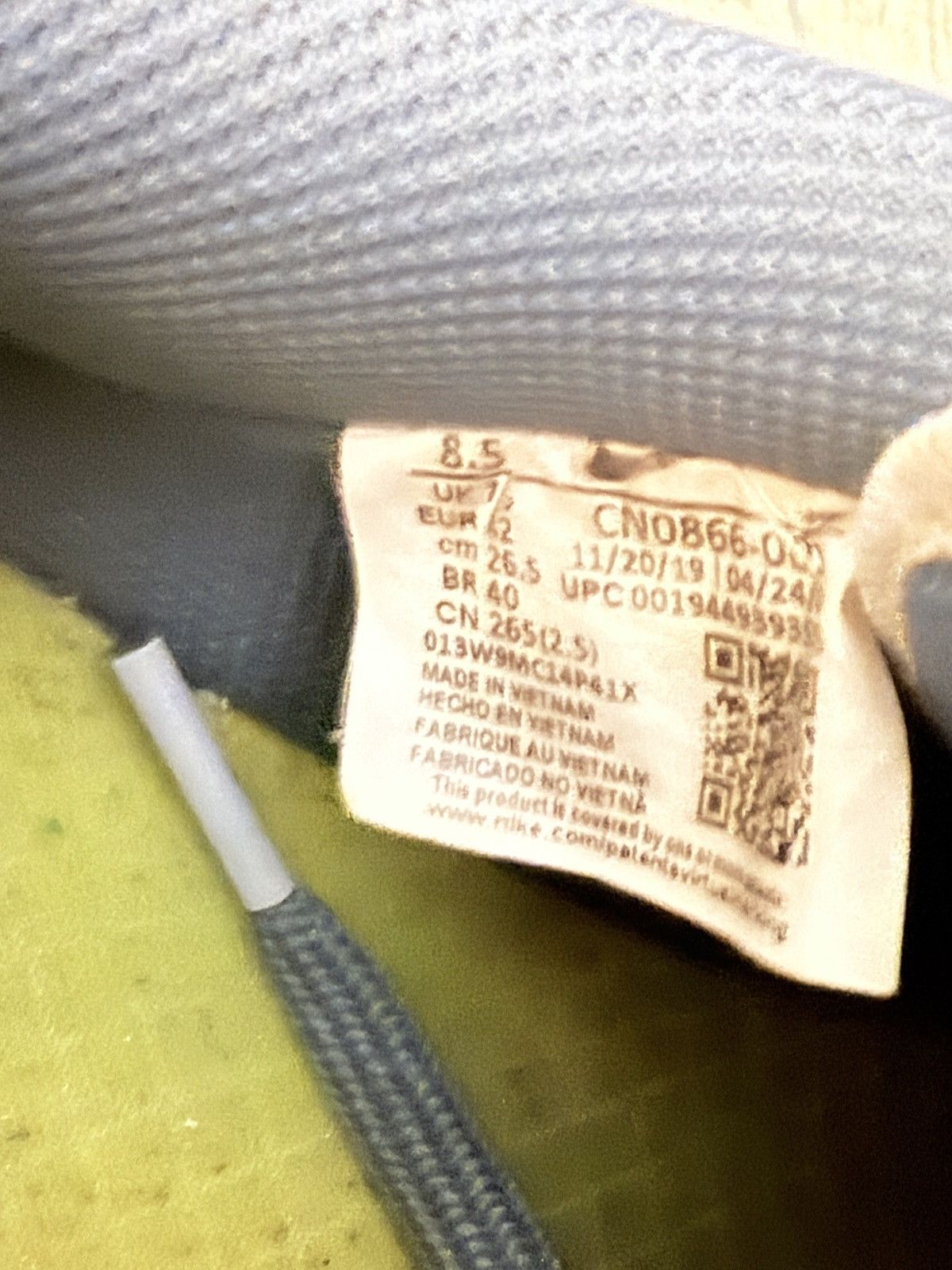 Air Force 1 Low '07 'Recycled Canvas Pack - Ozone Blue'