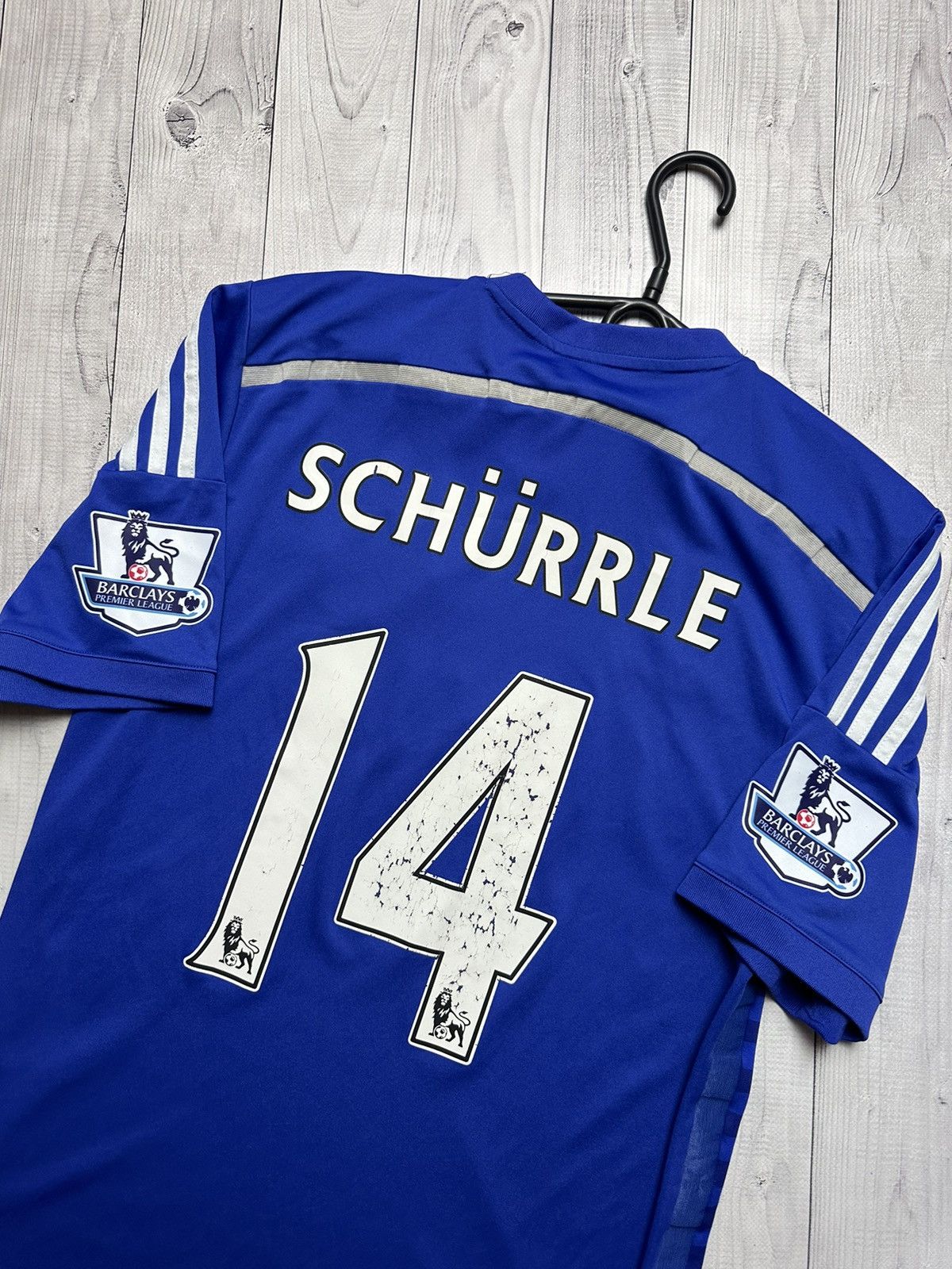 Adidas × Chelsea Soccer × Vintage Vintage adidas Chelsea soccer jersey 14 Schurrle rare size S Size US S / EU 44-46 / 1 - 3 Thumbnail