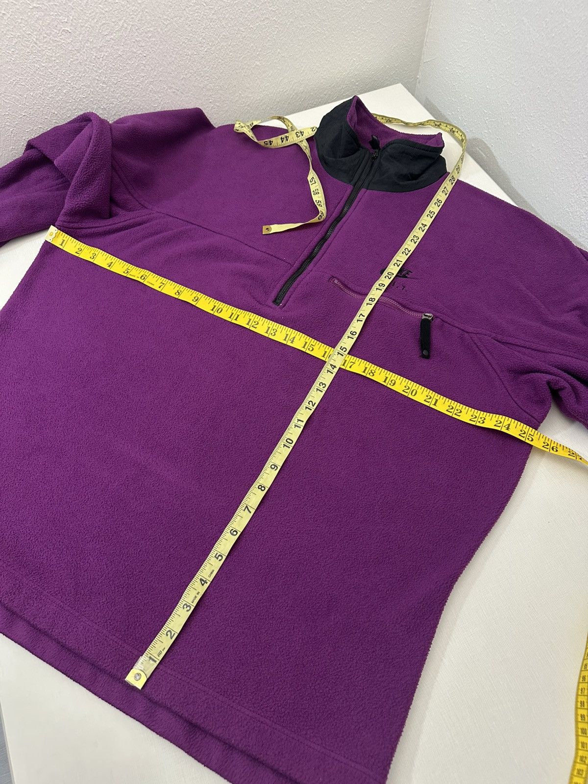 Nike ACG Vintage 90s Nike F.I.T. ACG Purple 1/4 Zip Pullover Fleece L Size US L / EU 52-54 / 3 - 8 Thumbnail