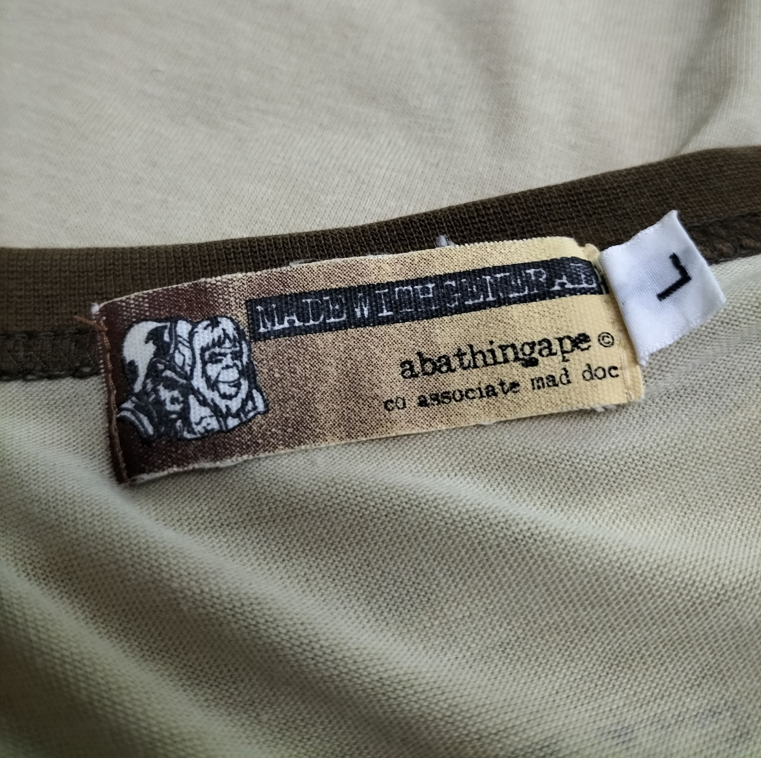 Bape Vintage Bathing ape busy work ringer shirt rare Size US L / EU 52-54 / 3 - 10 Thumbnail