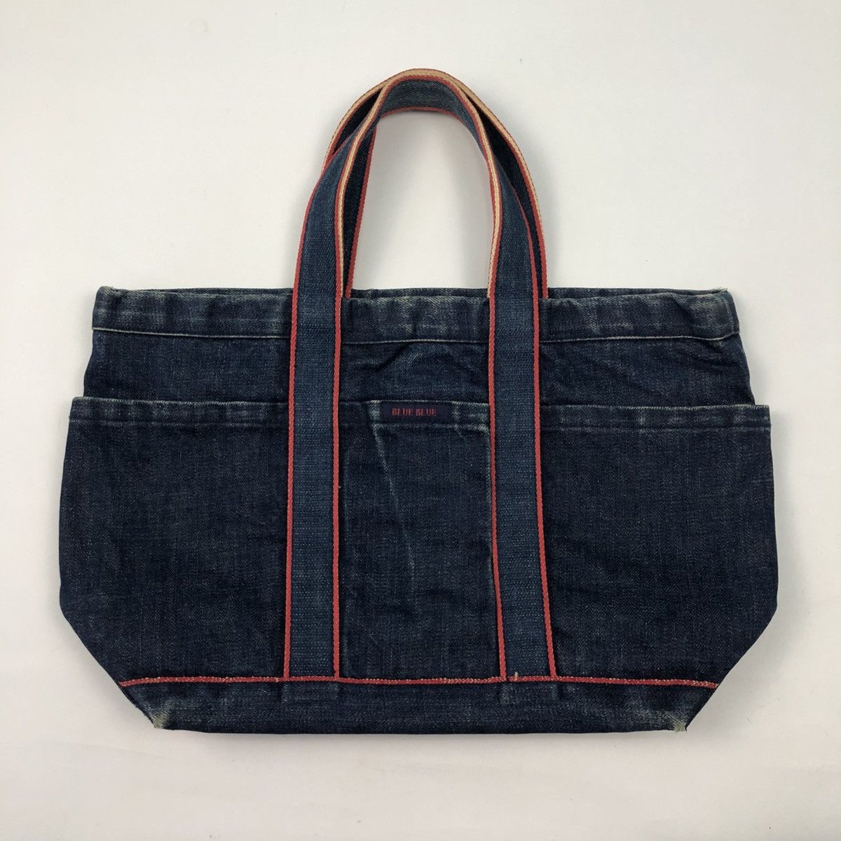 Blue Blue Japan BLUE BLUE DENIM CANVAS TOTE BAG Size ONE SIZE - 1 Thumbnail