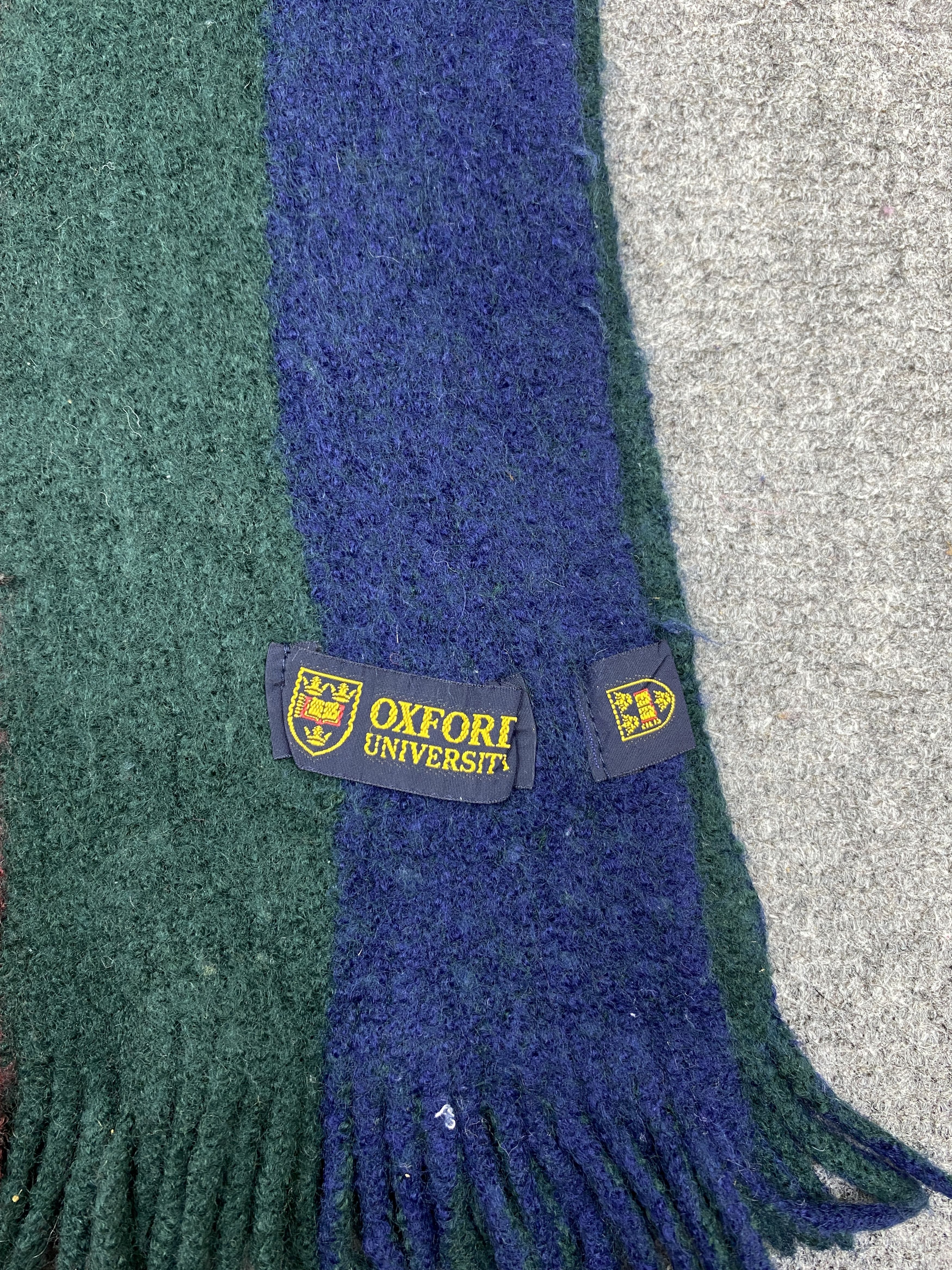 Vintage Oxford University Scarf / Muffler / Neckwear - SC0099 Size ONE SIZE - 7 Thumbnail