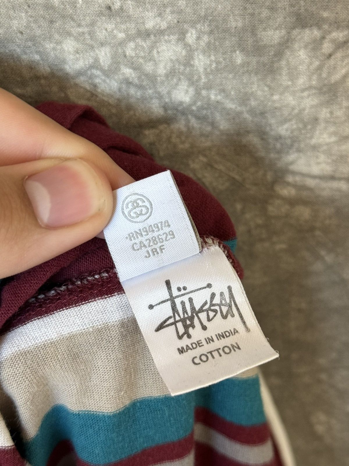 Stussy × Vintage Stussy centre logo T-Shirt Vintage Y2K Size US L / EU 52-54 / 3 - 6 Thumbnail